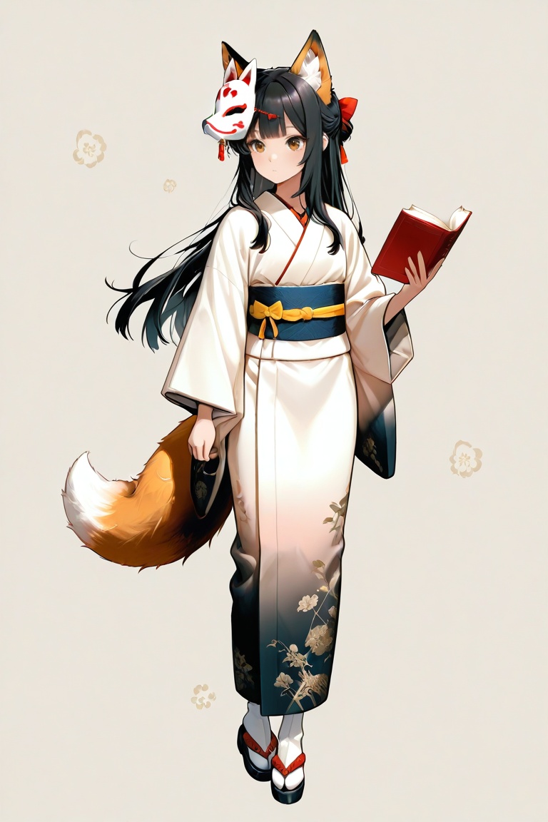 koka,  a,  fox mask on Tensor.Art