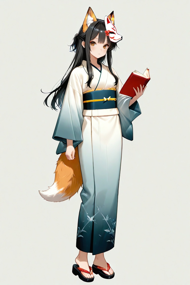 koka,  a,  fox mask on Tensor.Art