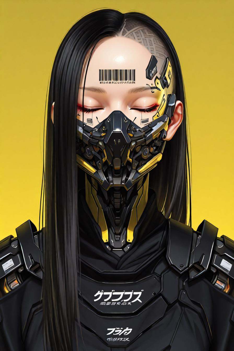 1girl,  cyborg,  solo on Tensor.Art