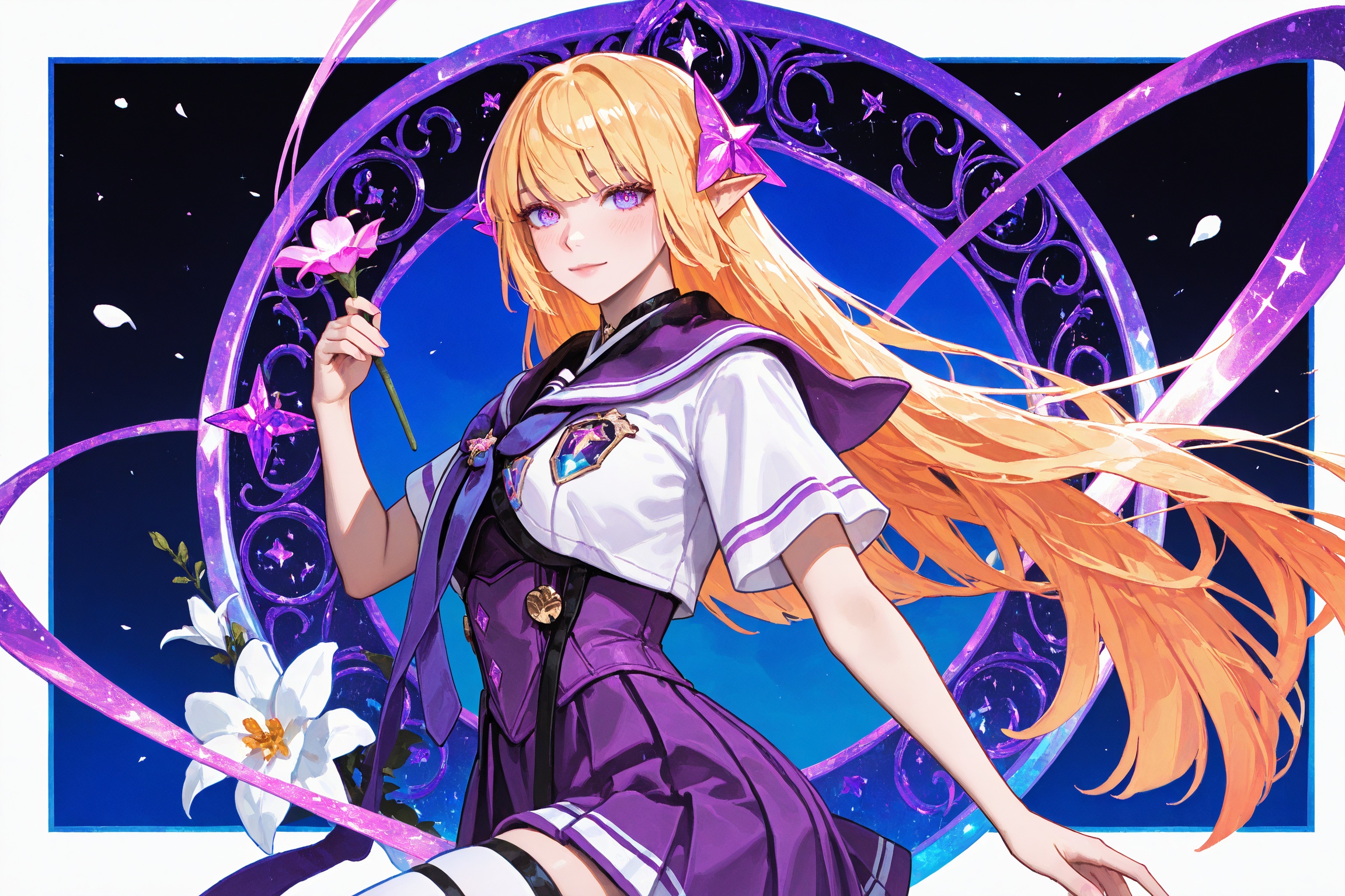 Tel'Annas,  1girl,  solo on Tensor.Art