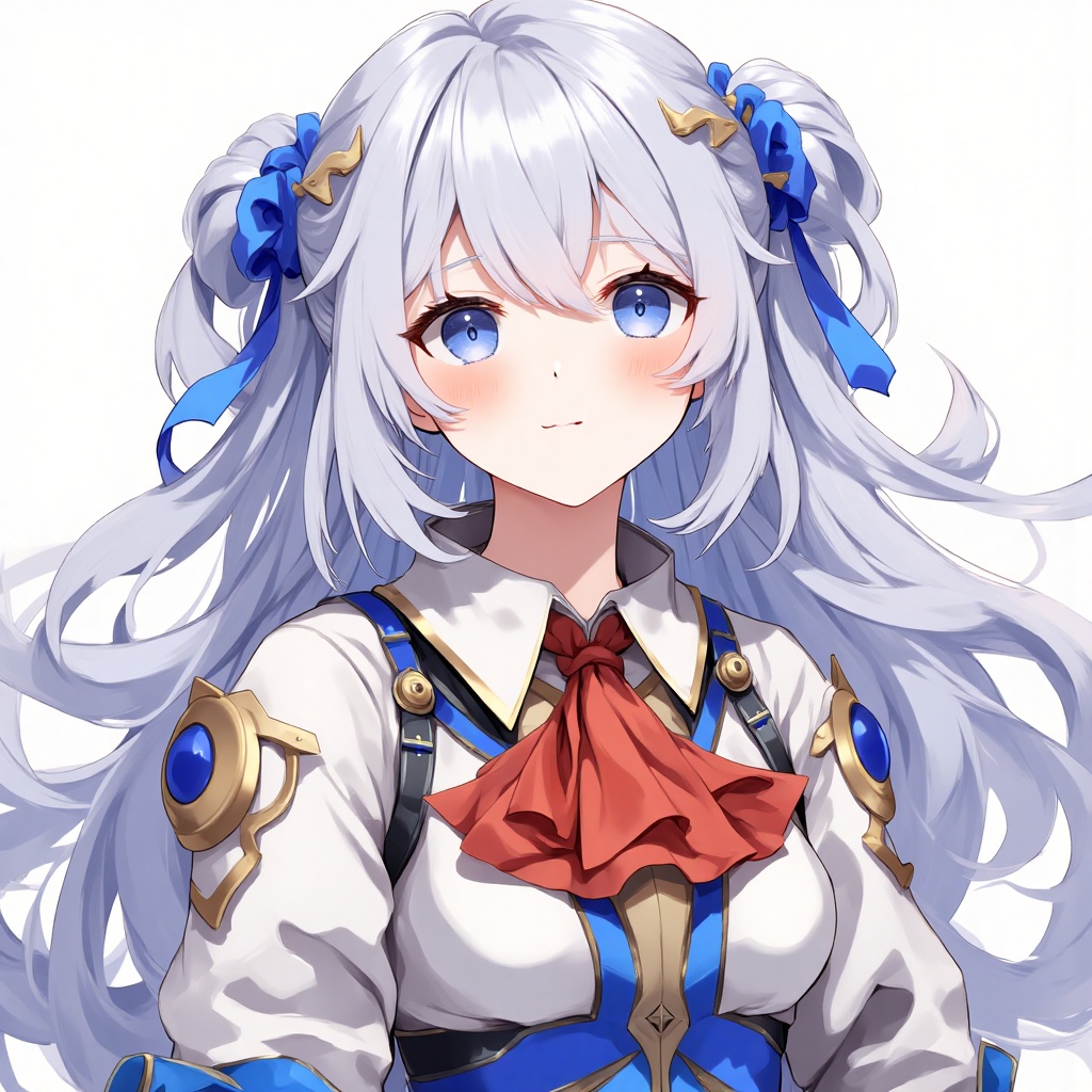 1girl,  solo,  grey hair on Tensor.Art
