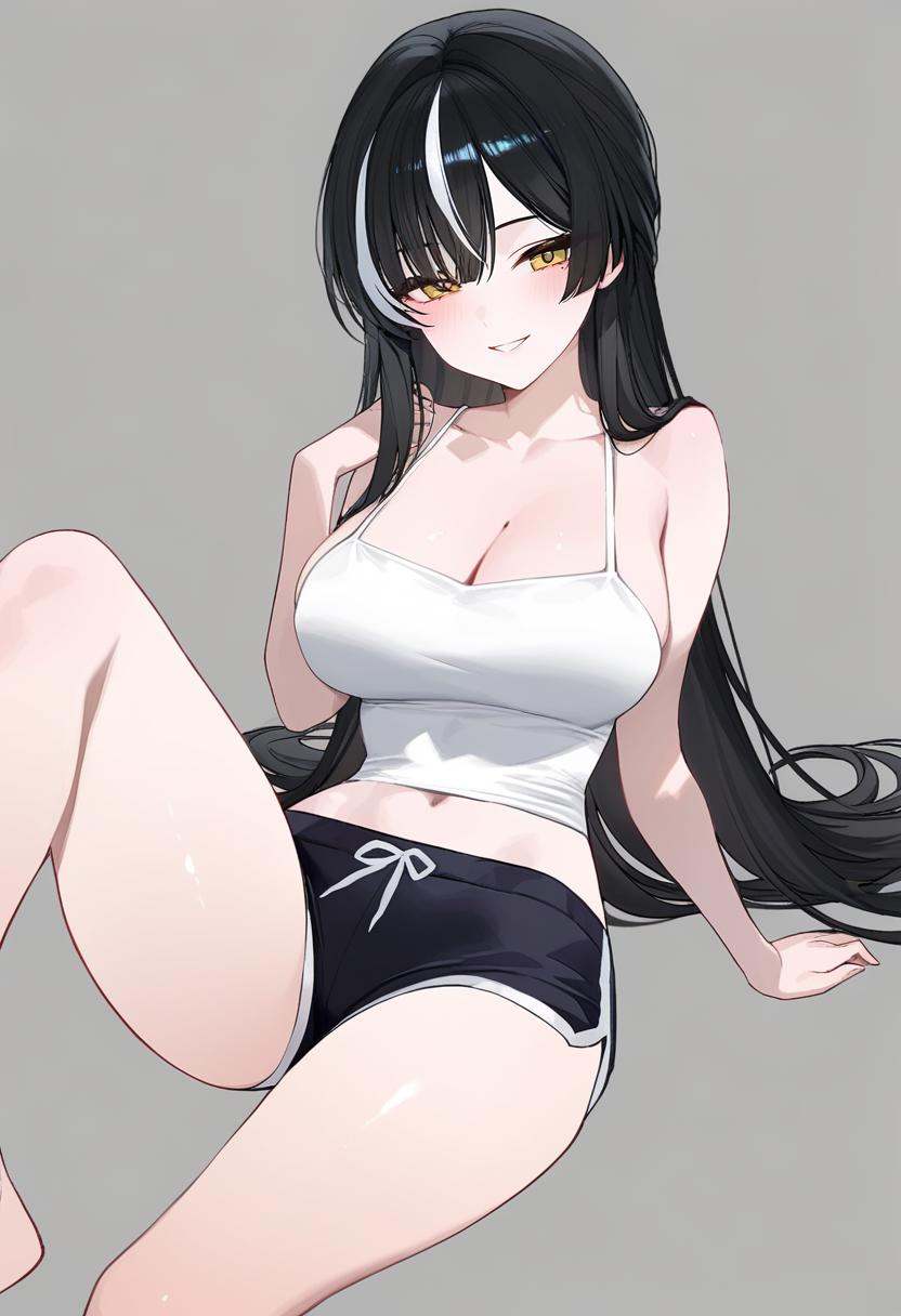moongdoong2,  yellow eyes,  black hair on Tensor.Art