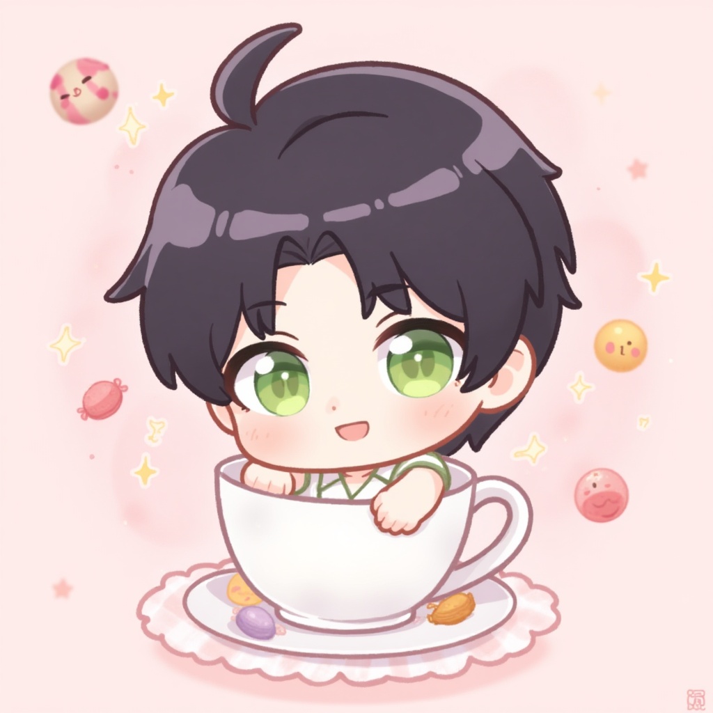 LaDS-CHIBI,  1boy,  male focus on Tensor.Art