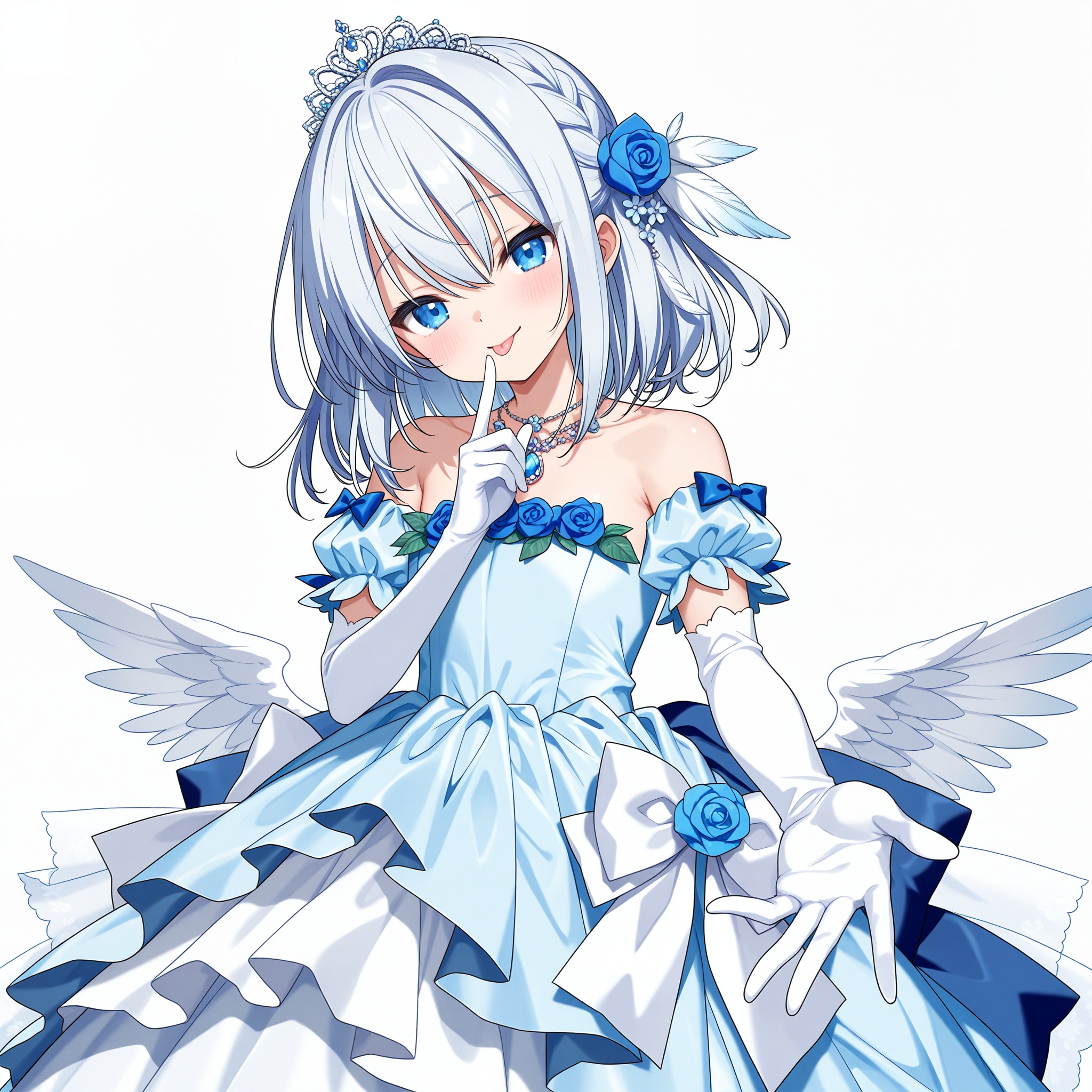 Shirahato Inori,  otoko no ko,  braid on Tensor.Art