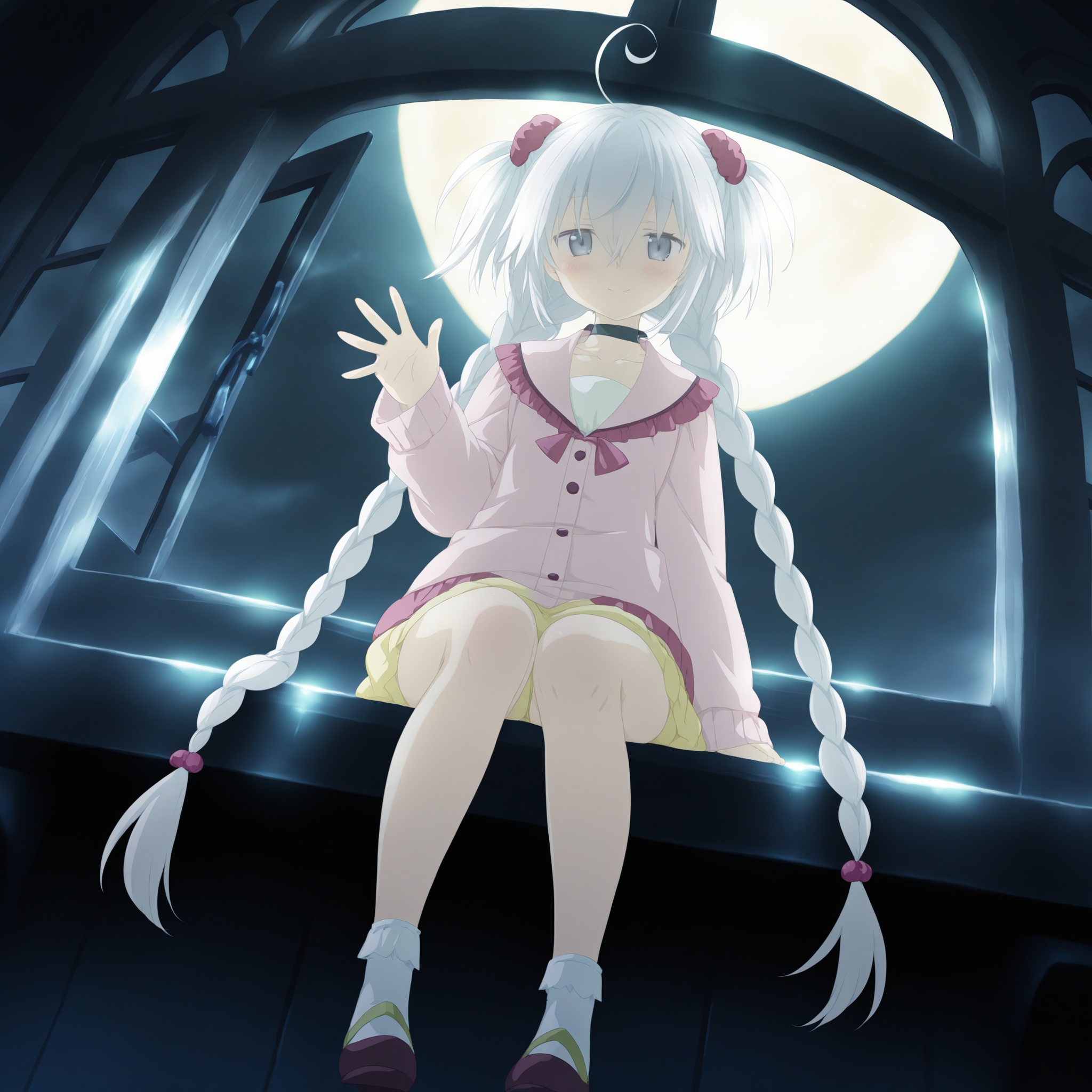 official art,  Mashiro,  grey eyes on Tensor.Art