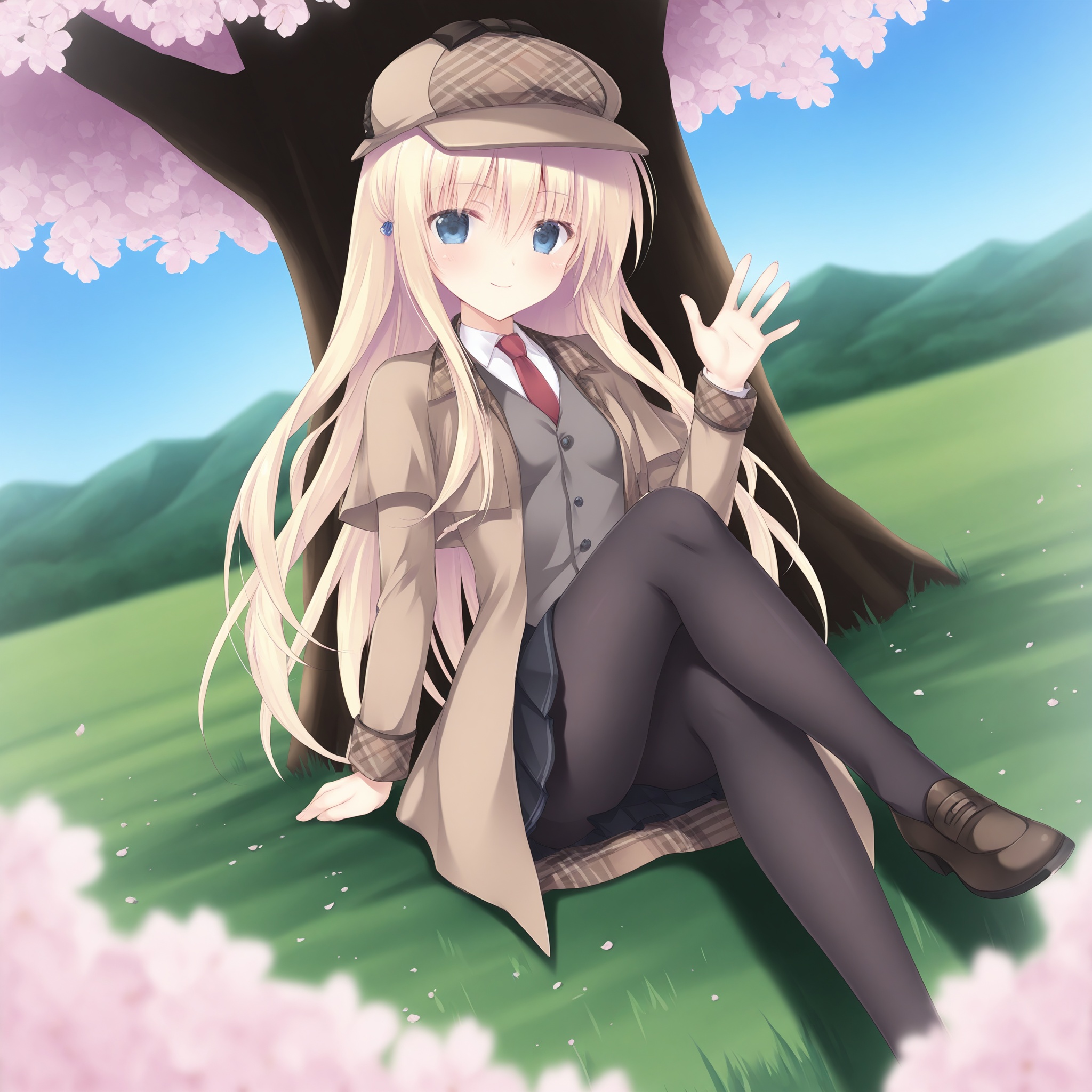 riko art,  Shochou,  pantyhose on Tensor.Art