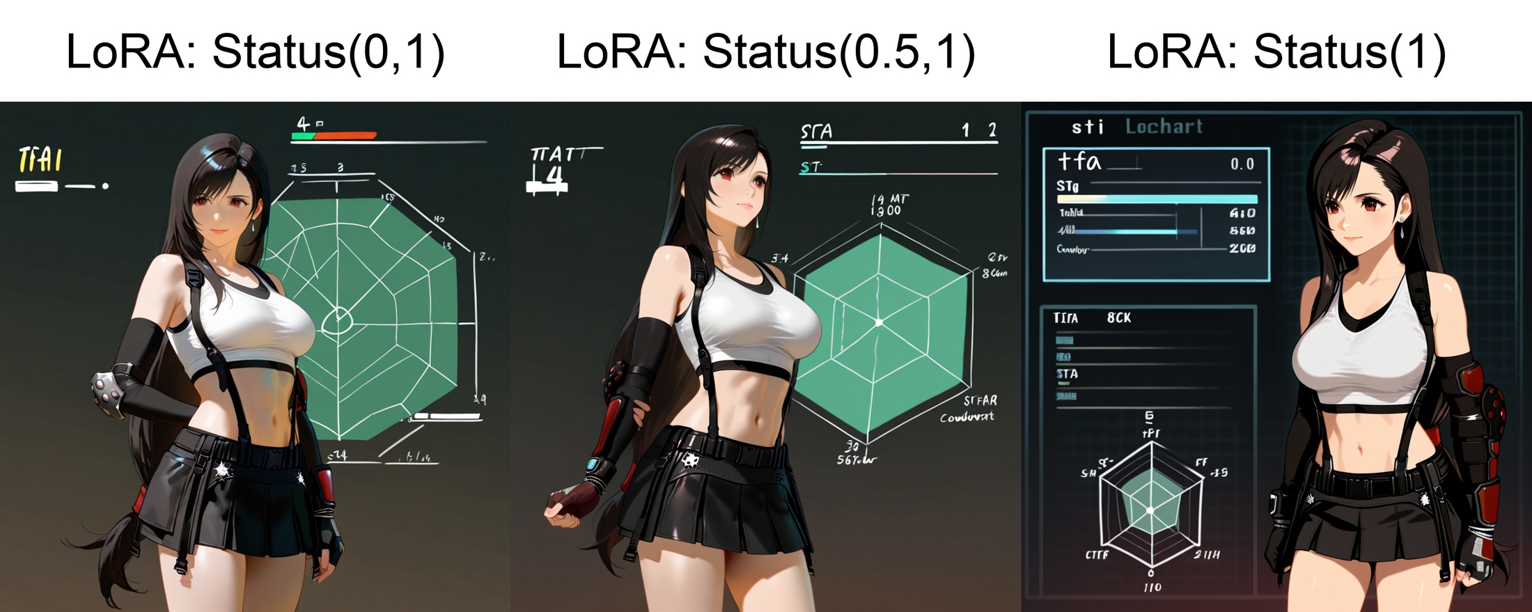 1girl,  solo,  Tifa Lockhart on Tensor.Art