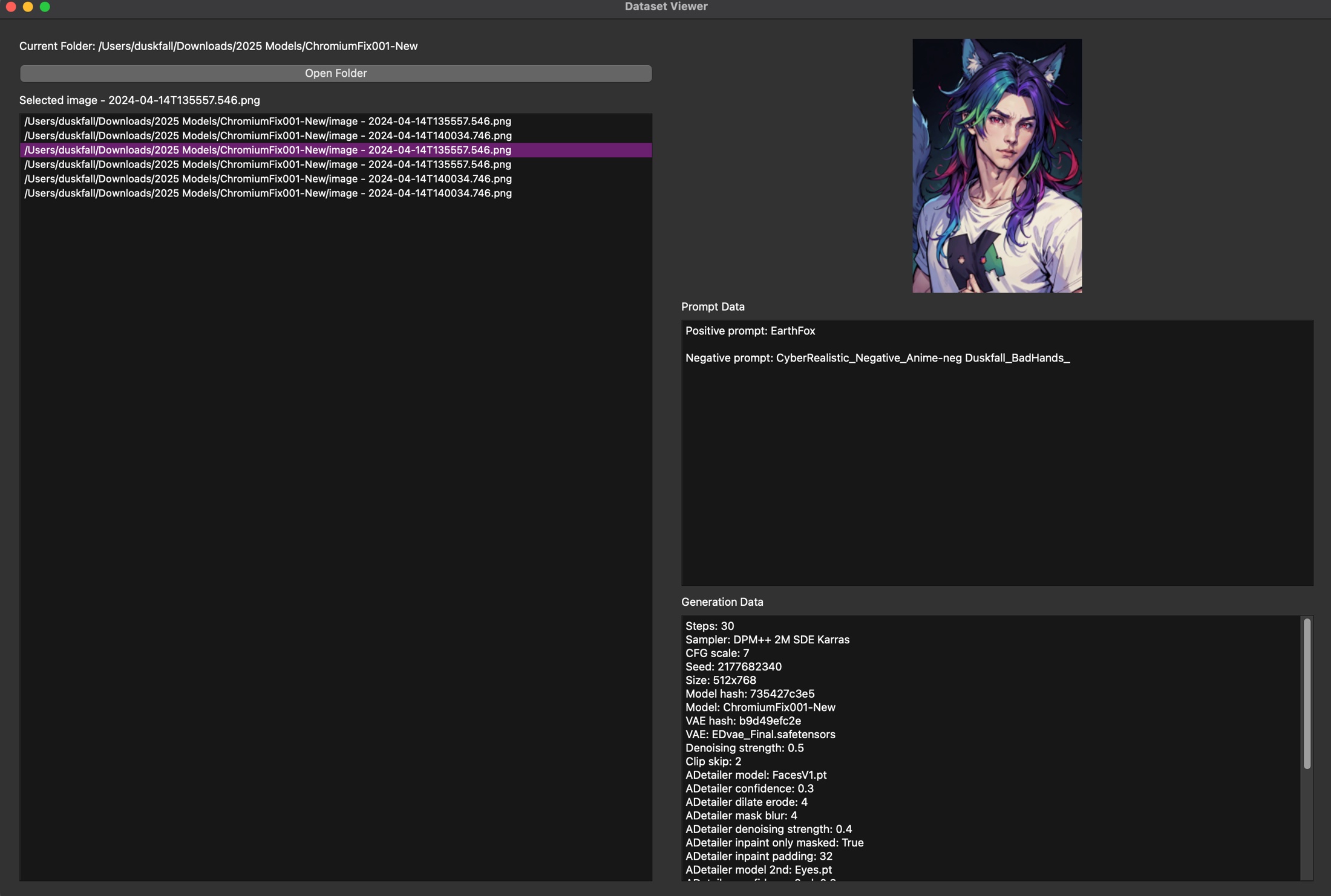 Screenshot on Tensor.Art