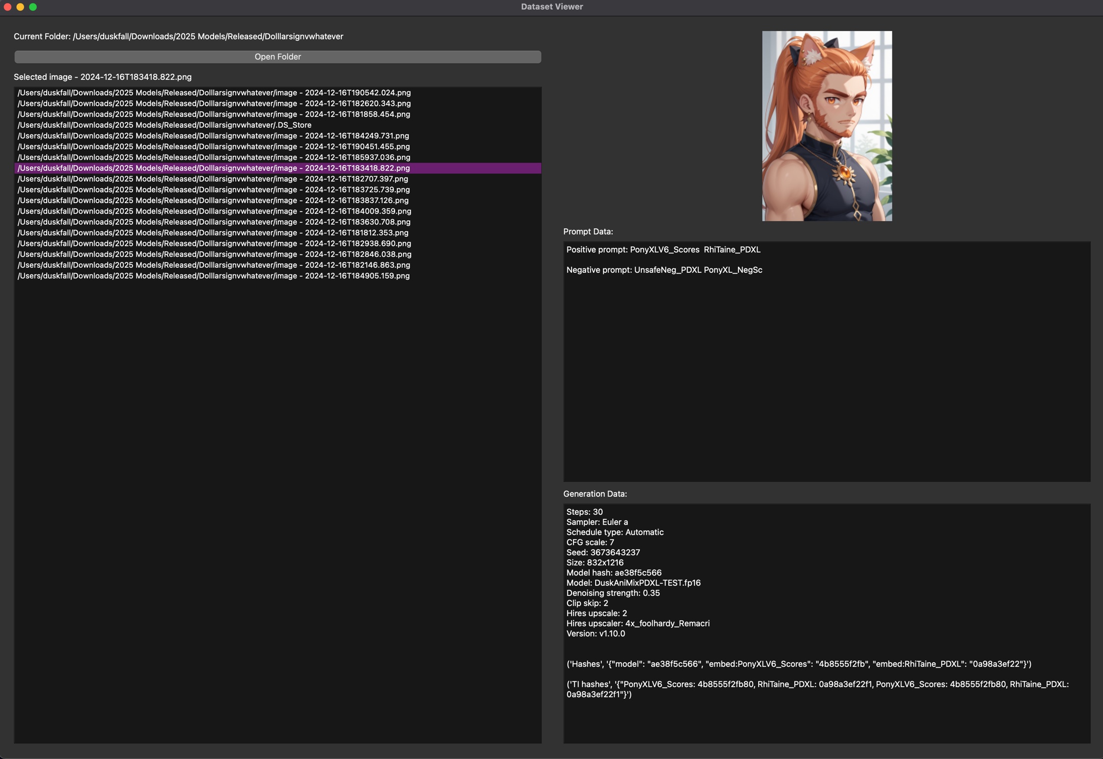 Screenshot on Tensor.Art