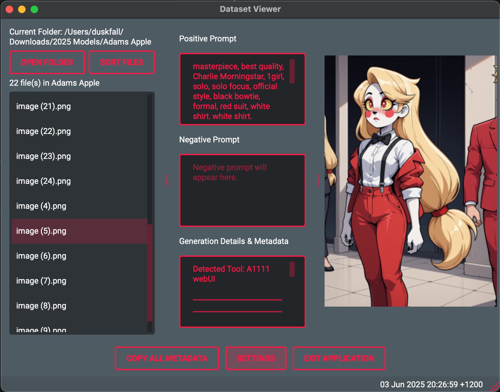 Screenshot on Tensor.Art