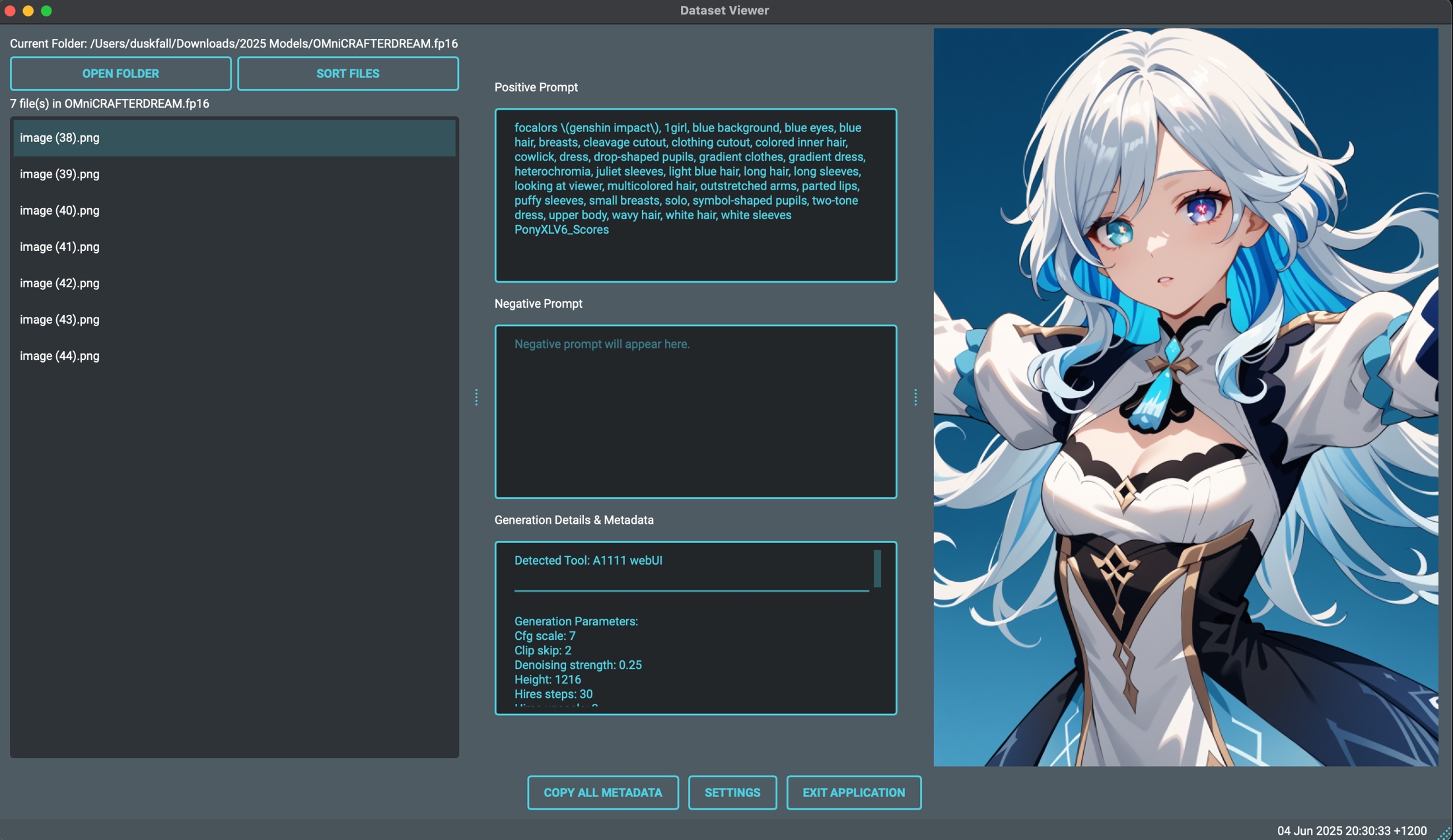 Screenshot on Tensor.Art