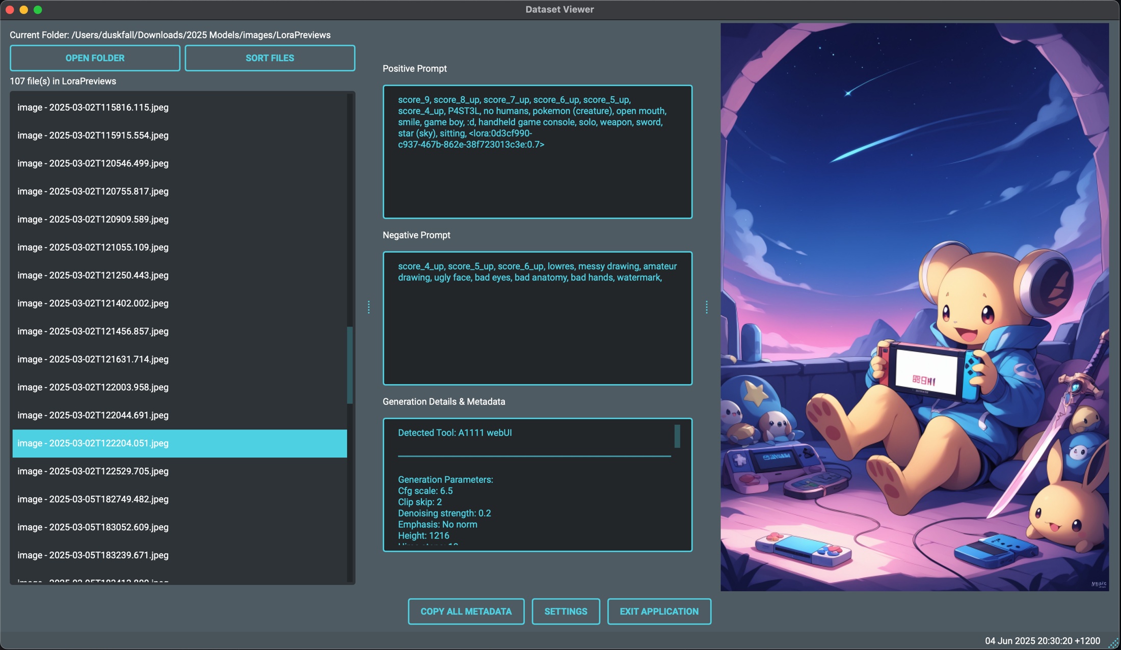 Screenshot on Tensor.Art