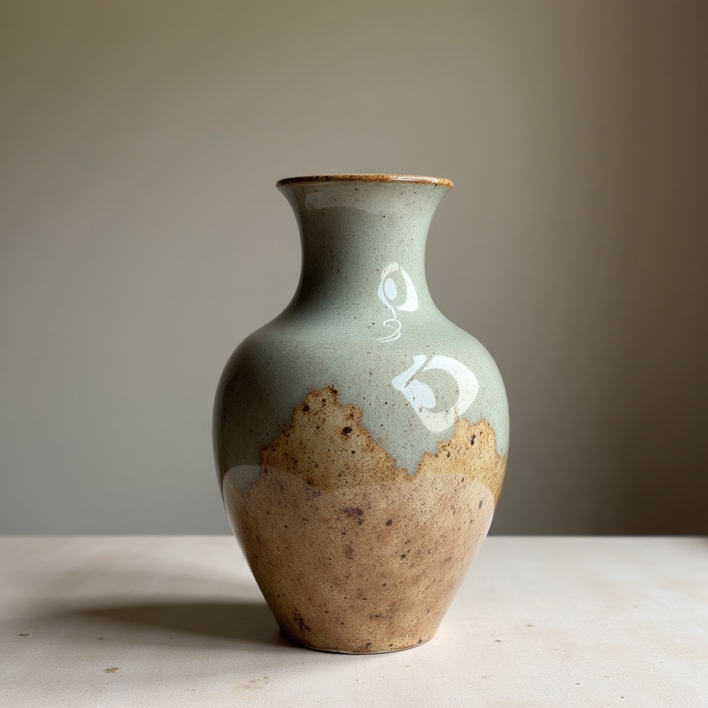 ceramic_vase,  a single antique ceramic vase,  aged texture on Tensor.Art