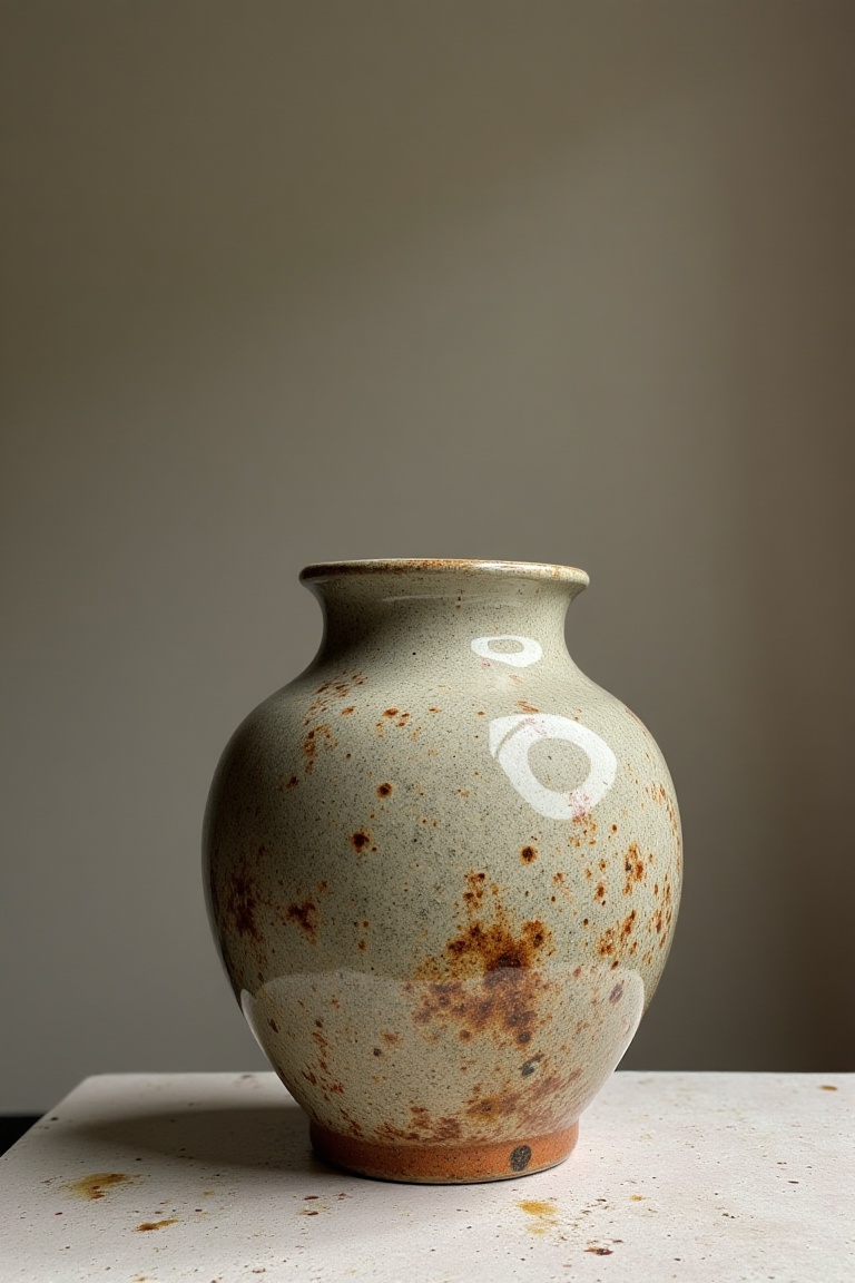 ceramic_vase,  a single antique ceramic vase,  aged texture on Tensor.Art