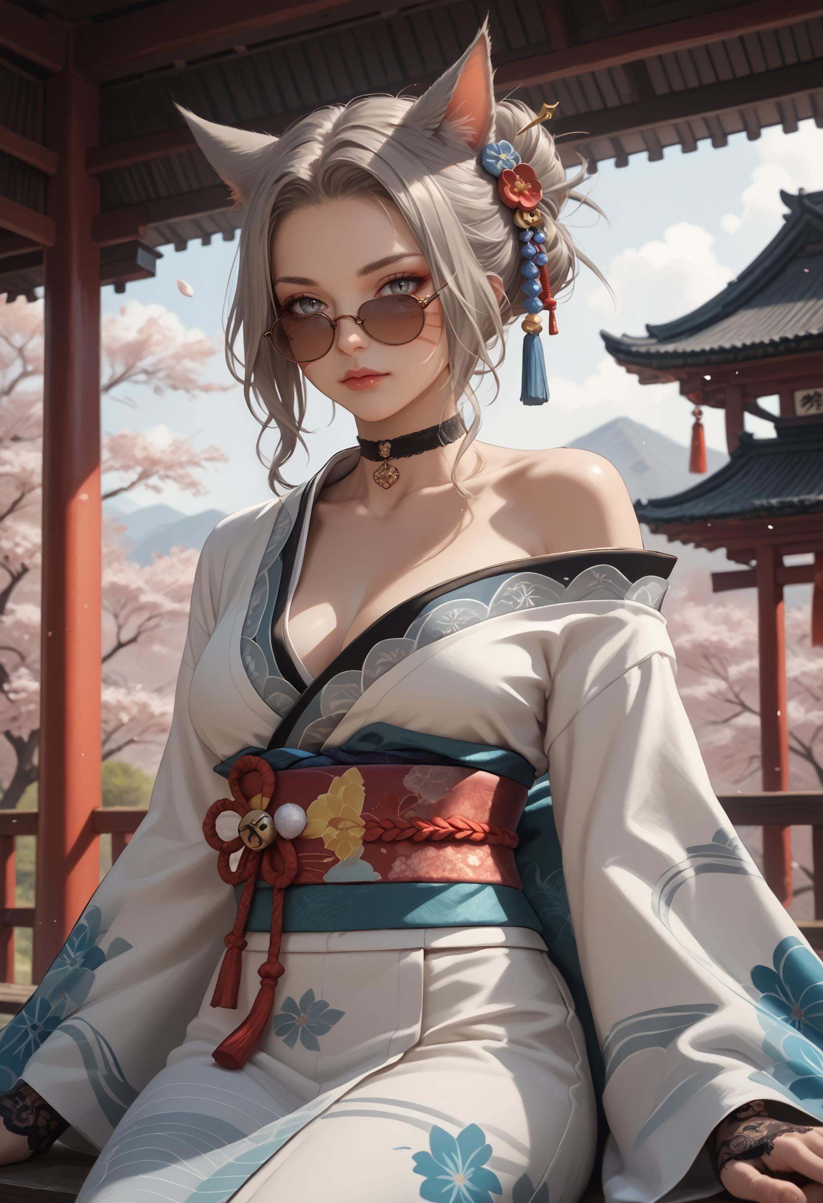y'shtola rhul,  1girl,  mature on Tensor.Art