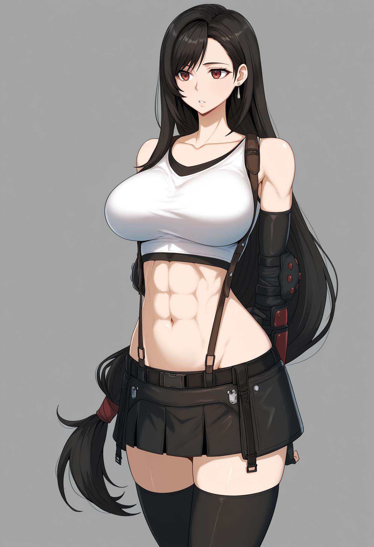 tifa lockhart,  1girl,  solo on Tensor.Art