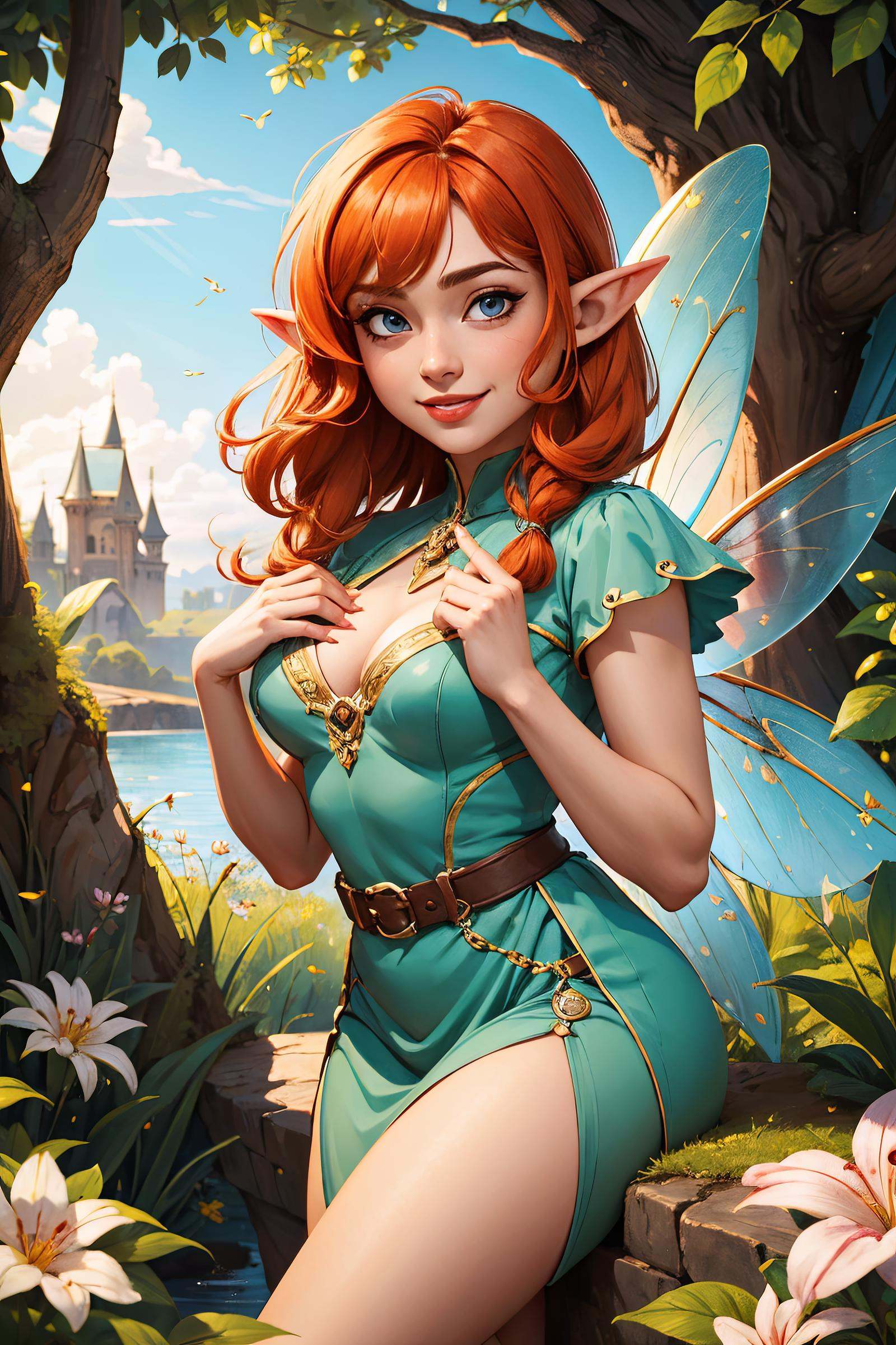 (masterpiece,  best quality),  fairy elf on Tensor.Art