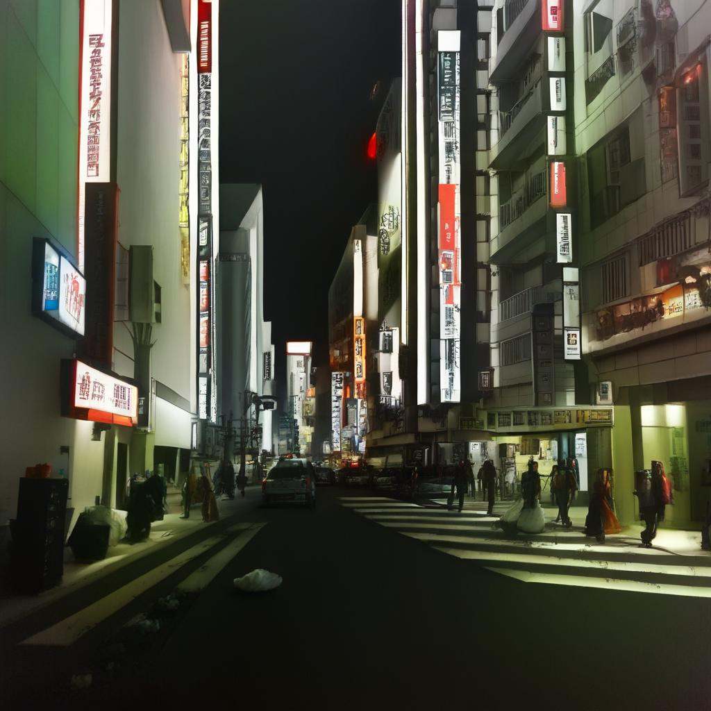 city,  air conditioner,  street on Tensor.Art