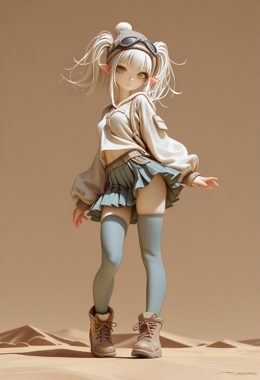 1girl,  twintails,  long hair on Tensor.Art