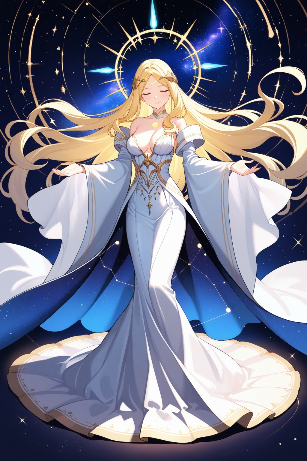 1girl,  goddess,  celestial on Tensor.Art