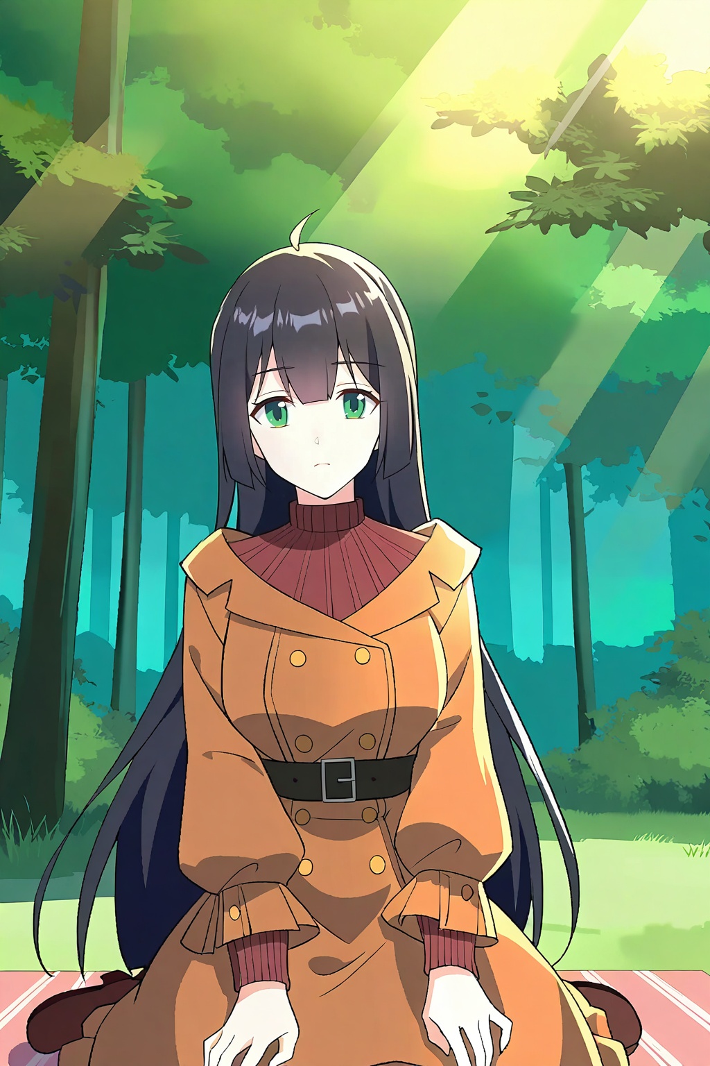 Forest,  Forest,  Sit on the ground on Tensor.Art