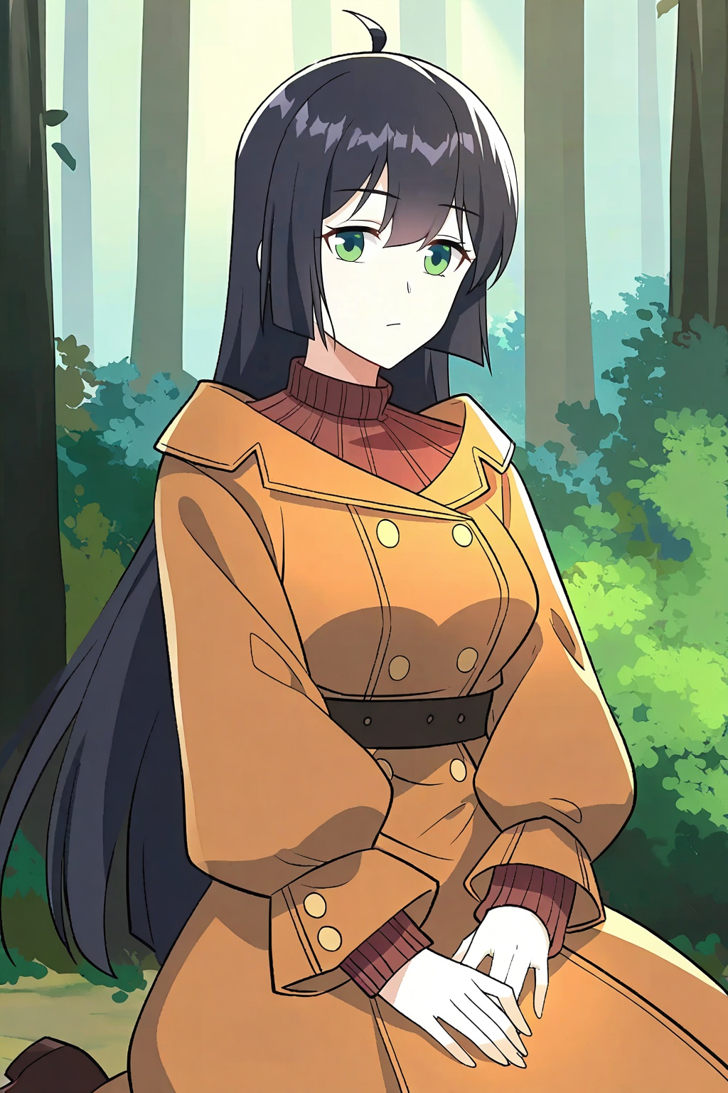 Forest,  Forest,  Sit on the ground on Tensor.Art