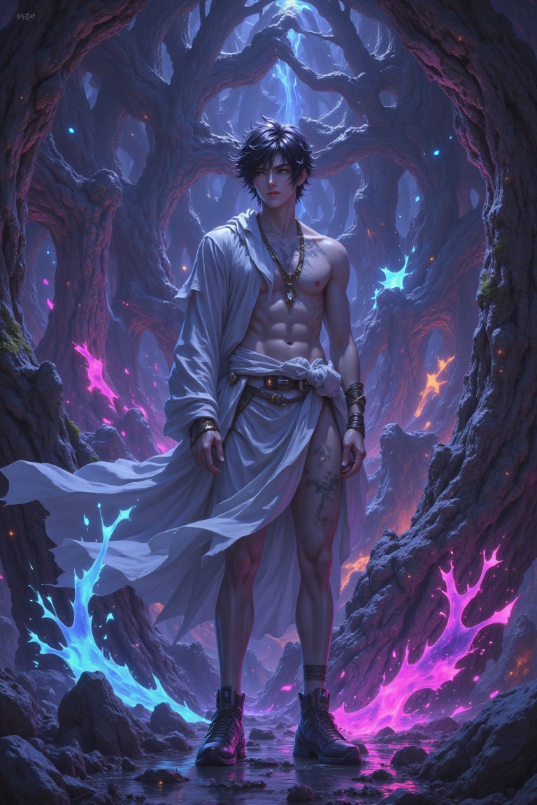 ((((Perfect and ultimate male)))),  masterpiece,  anime style beautiful man on Tensor.Art