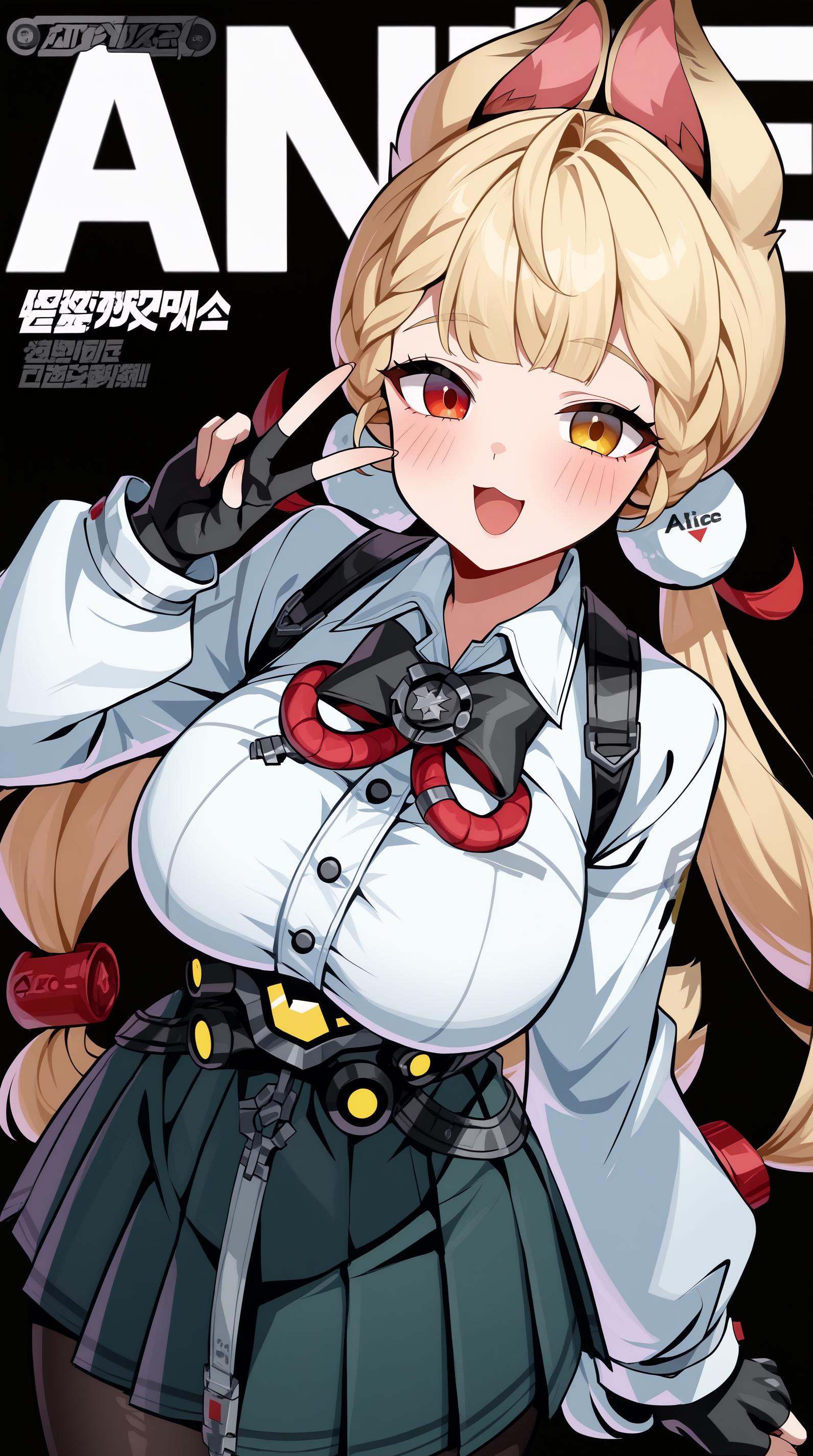 masterpiece,  best quality,  fake magazine cover on Tensor.Art