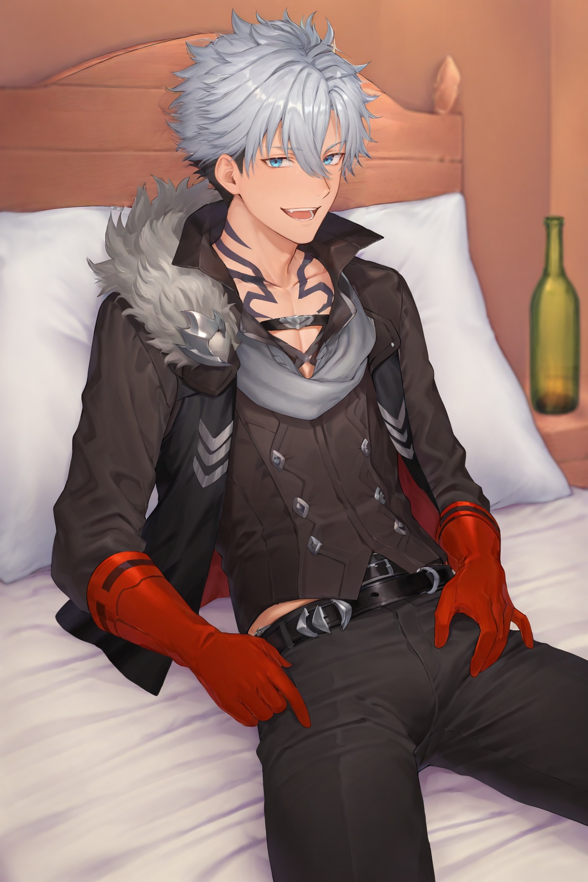 durant,  grey hair,  blue eyes on Tensor.Art