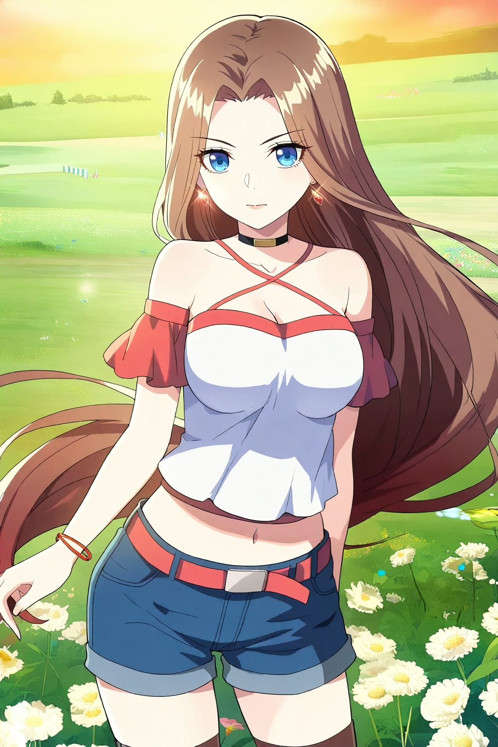 1girl,  long hair,  breasts on Tensor.Art