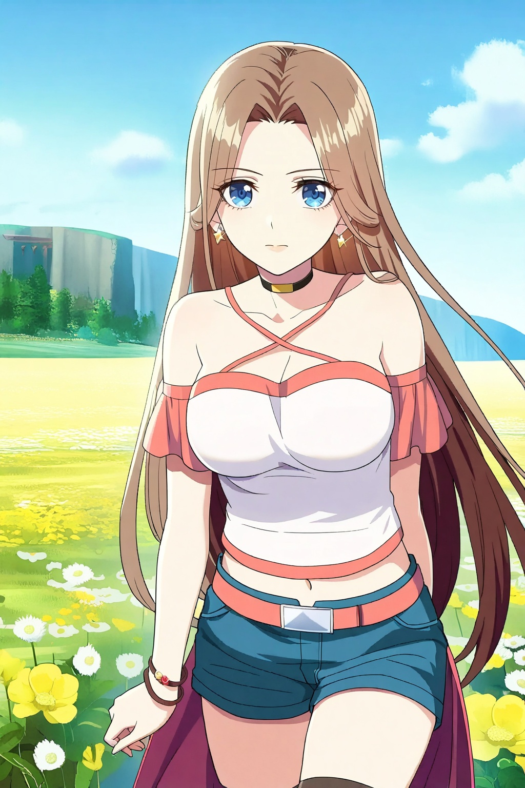 1girl,  long hair,  breasts on Tensor.Art