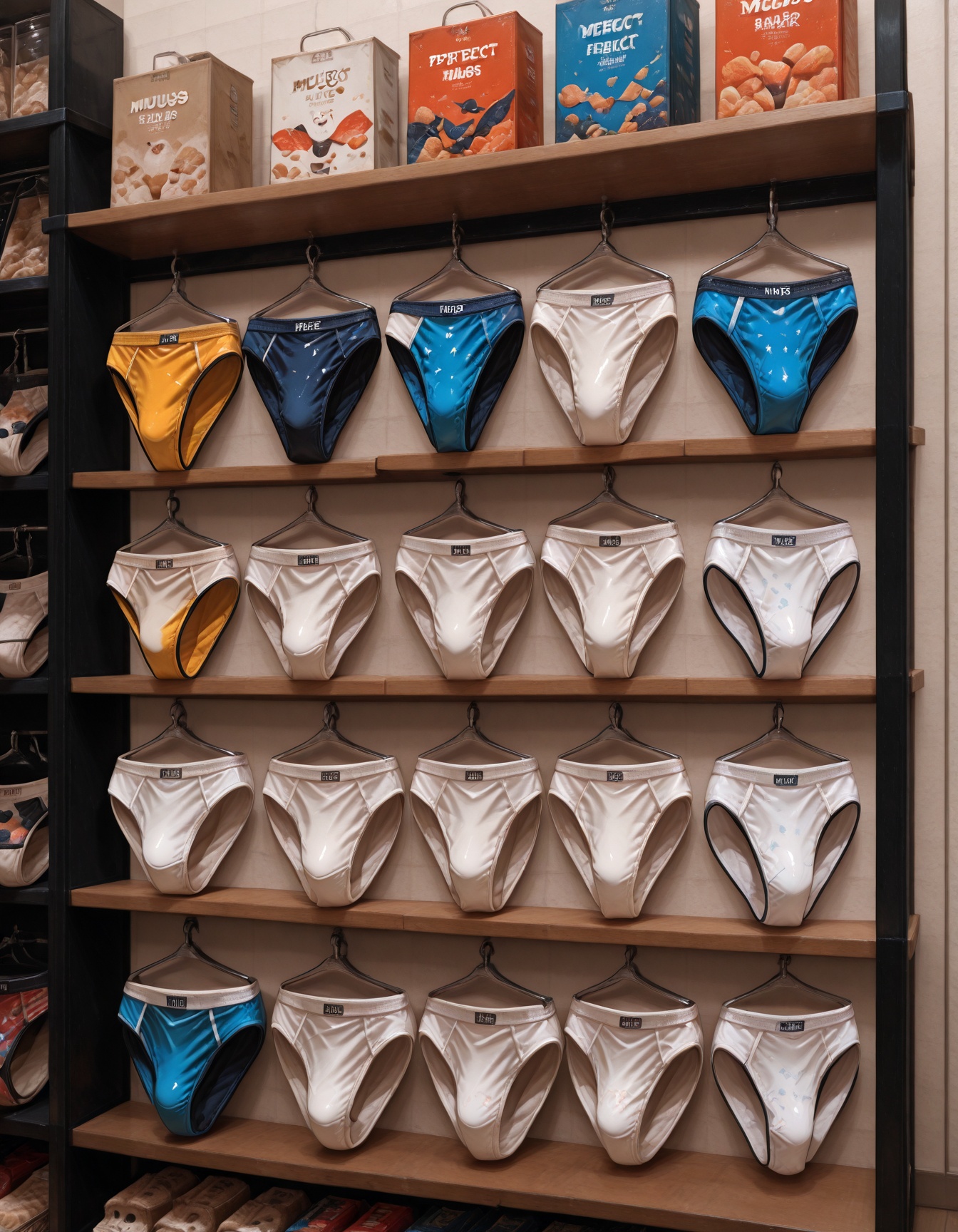 mus,  mus-briefs,  male briefs on shelf on Tensor.Art