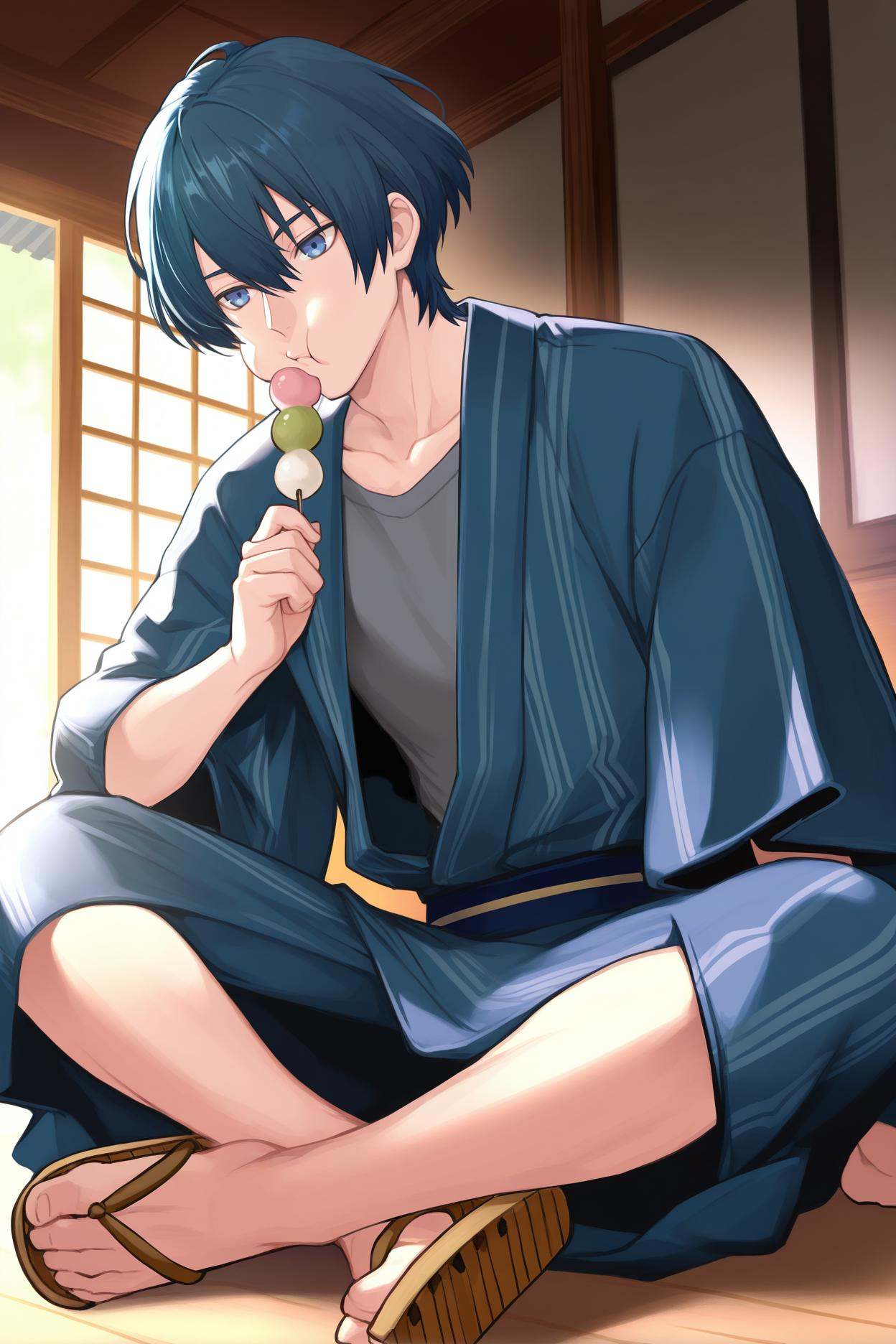 masterpiece,  best quality,  male focus on Tensor.Art