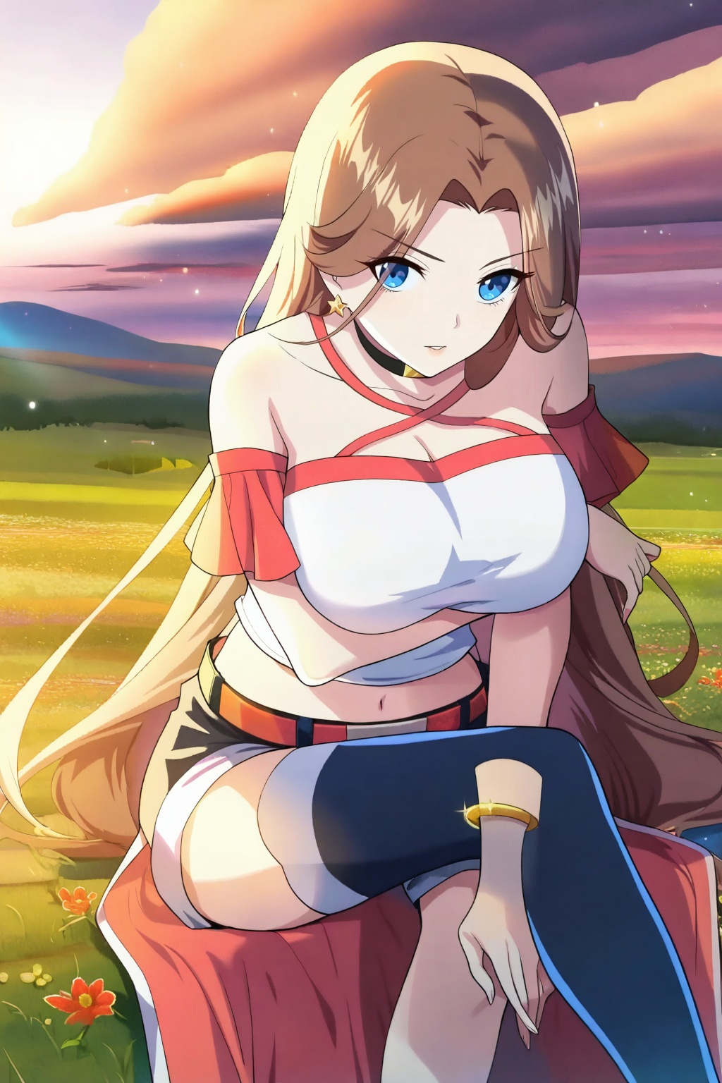 1girl,  long hair,  breasts on Tensor.Art