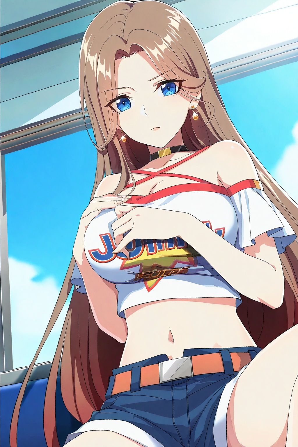 1girl,  long hair,  breasts on Tensor.Art