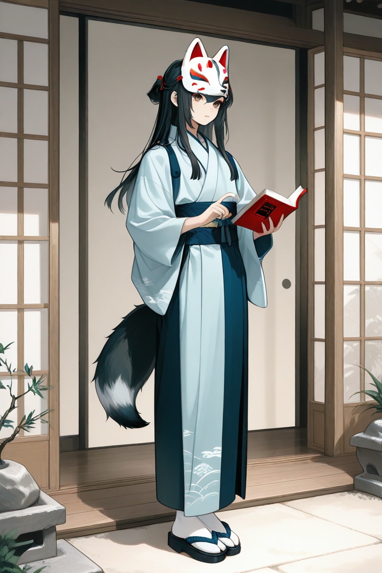 koka,  fox mask,  animal ears on Tensor.Art