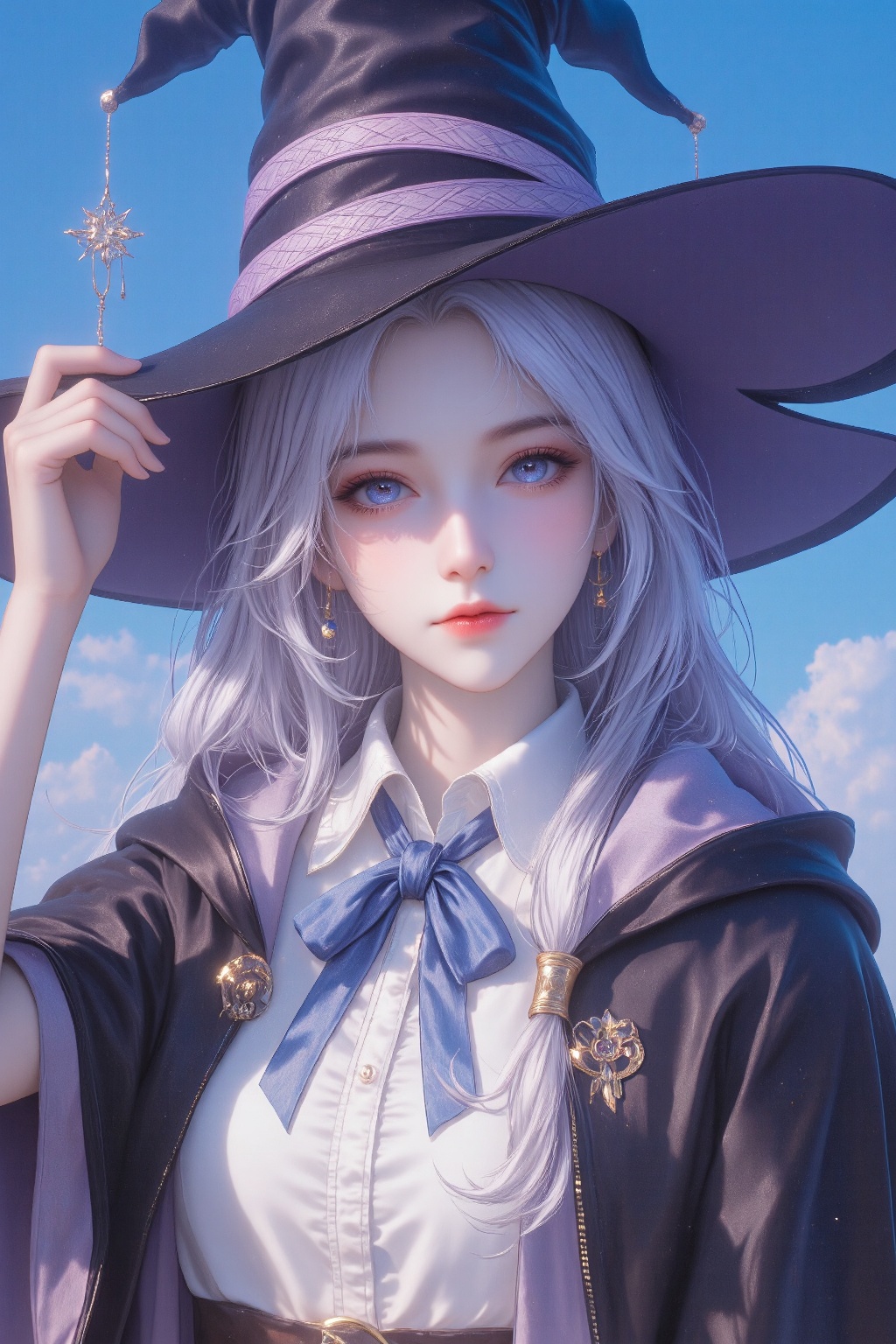 Elaina,  sfw,  long hair on Tensor.Art