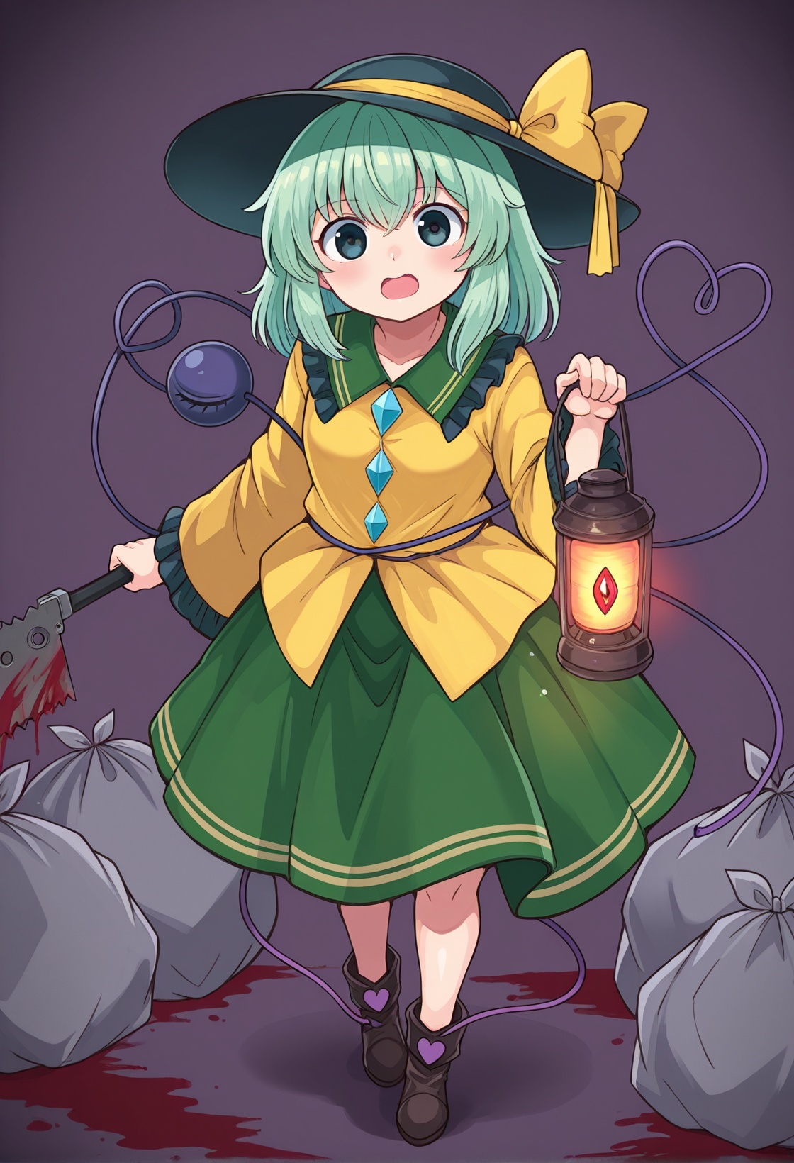 MCNsT3T3Rnu3,  komeiji koishi,  1girl on Tensor.Art