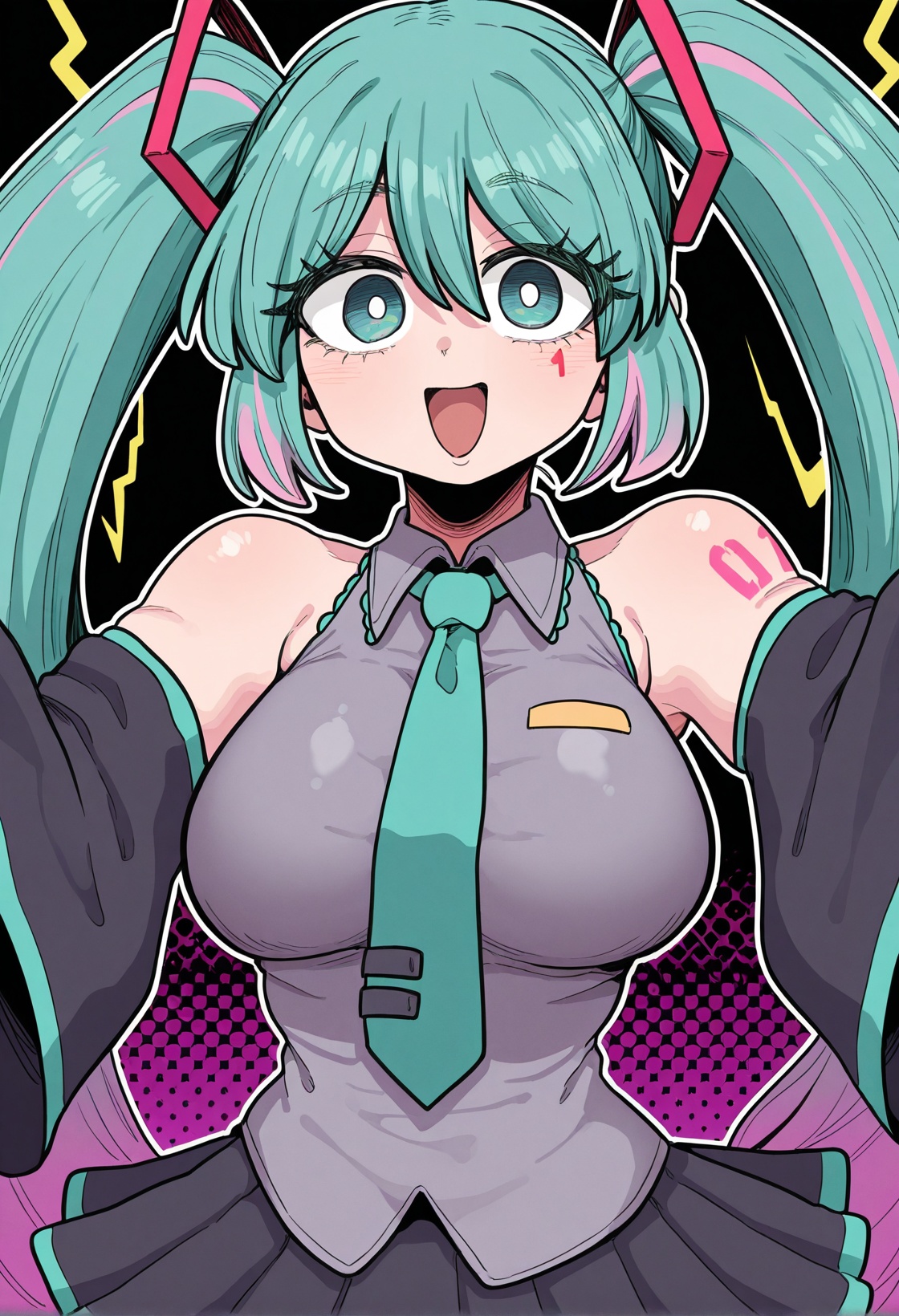 MCNsc4kemq3,  hatsune miku,  aqua eyes on Tensor.Art