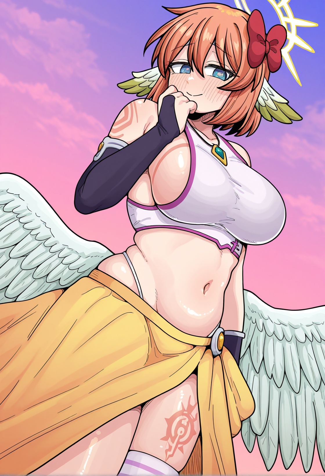MCNsc4kemq3,  sayori \(doki doki literature club\),  blue eyes on Tensor.Art
