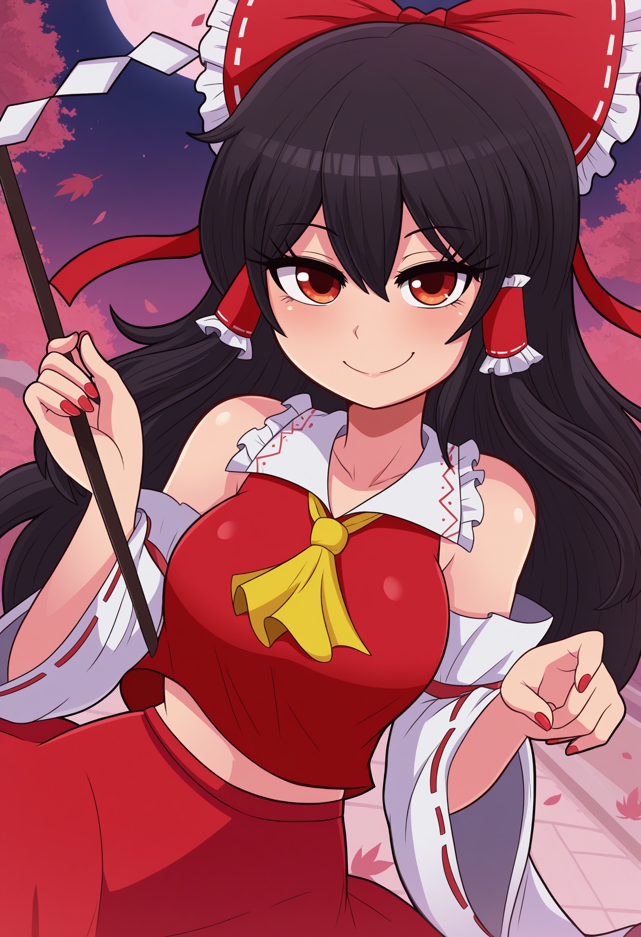 MCNSL4nd1dz,  1girl,  hakurei reimu on Tensor.Art