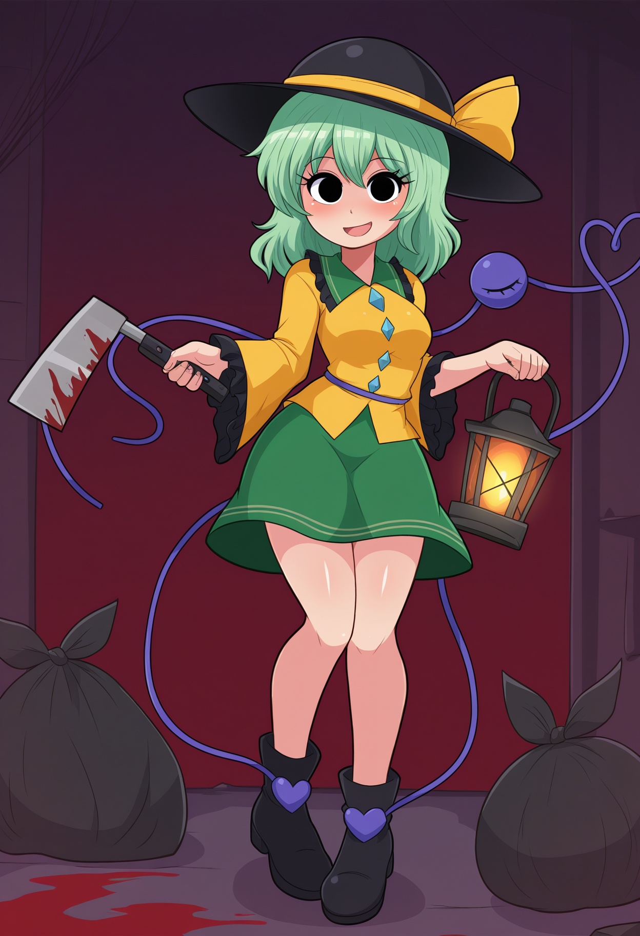 MCNSL4nd1dz,  komeiji koishi,  1girl on Tensor.Art