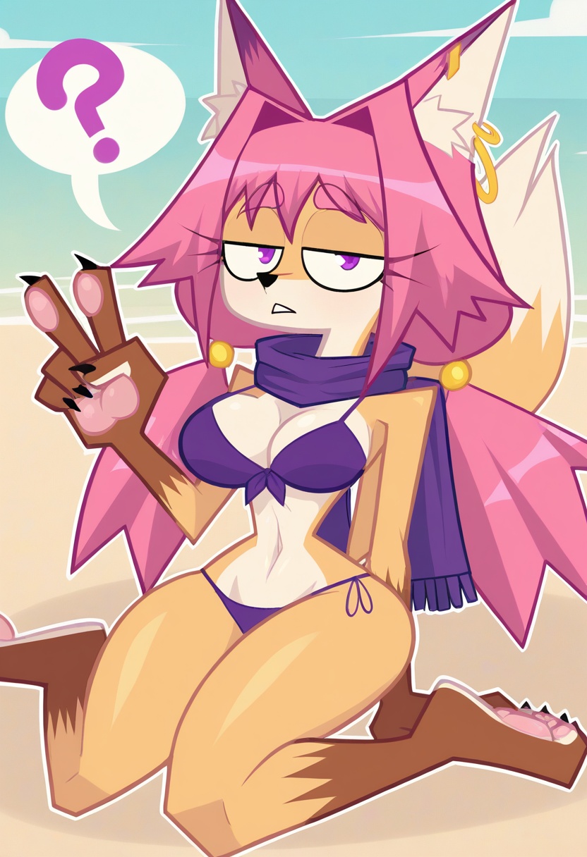 MCNsDra814nc,  1girl,  fox girl on Tensor.Art