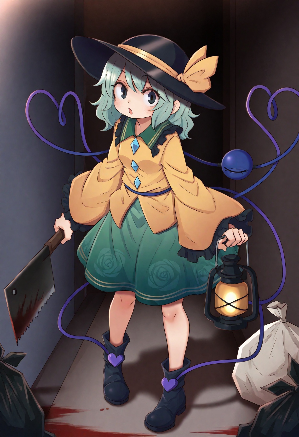 M1C3N3s7L3e2m2o2n2S8n1a4i8l8,  lemon snail,  komeiji koishi on Tensor.Art