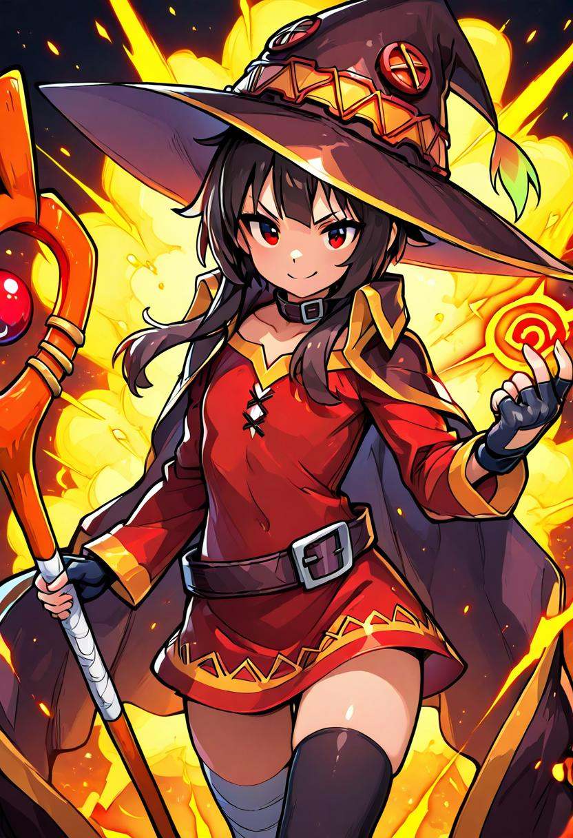 masterpiece,  best quality,  megumin on Tensor.Art