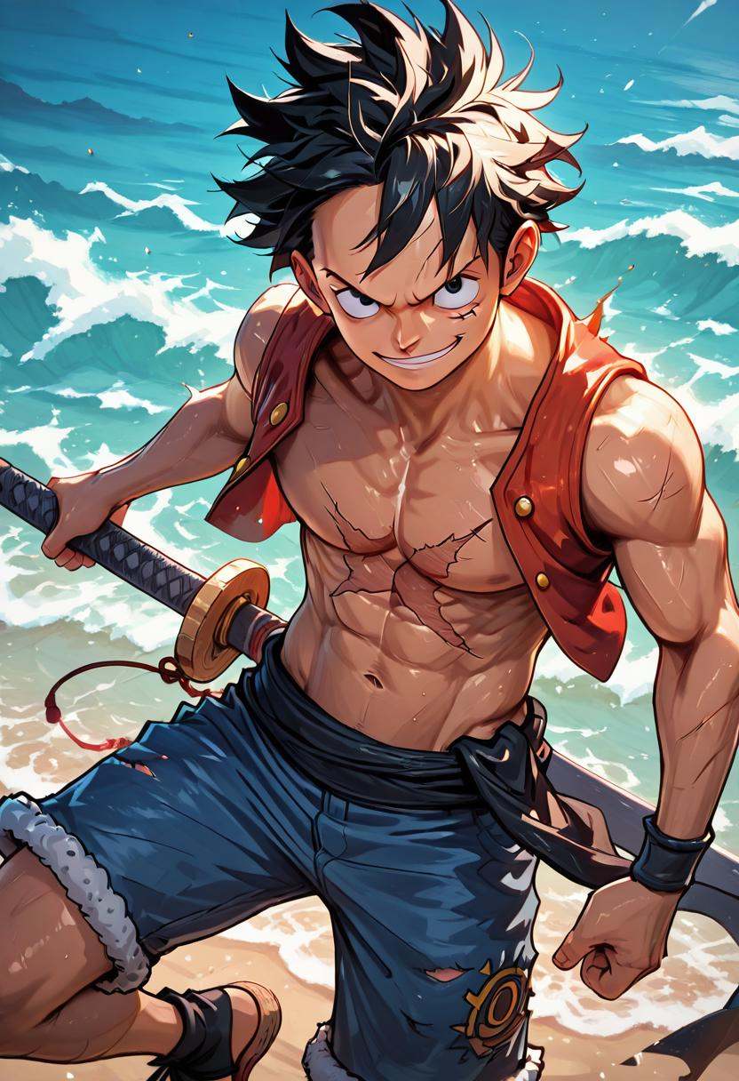 masterpiece,  best quality,  monkey d. luffy on Tensor.Art