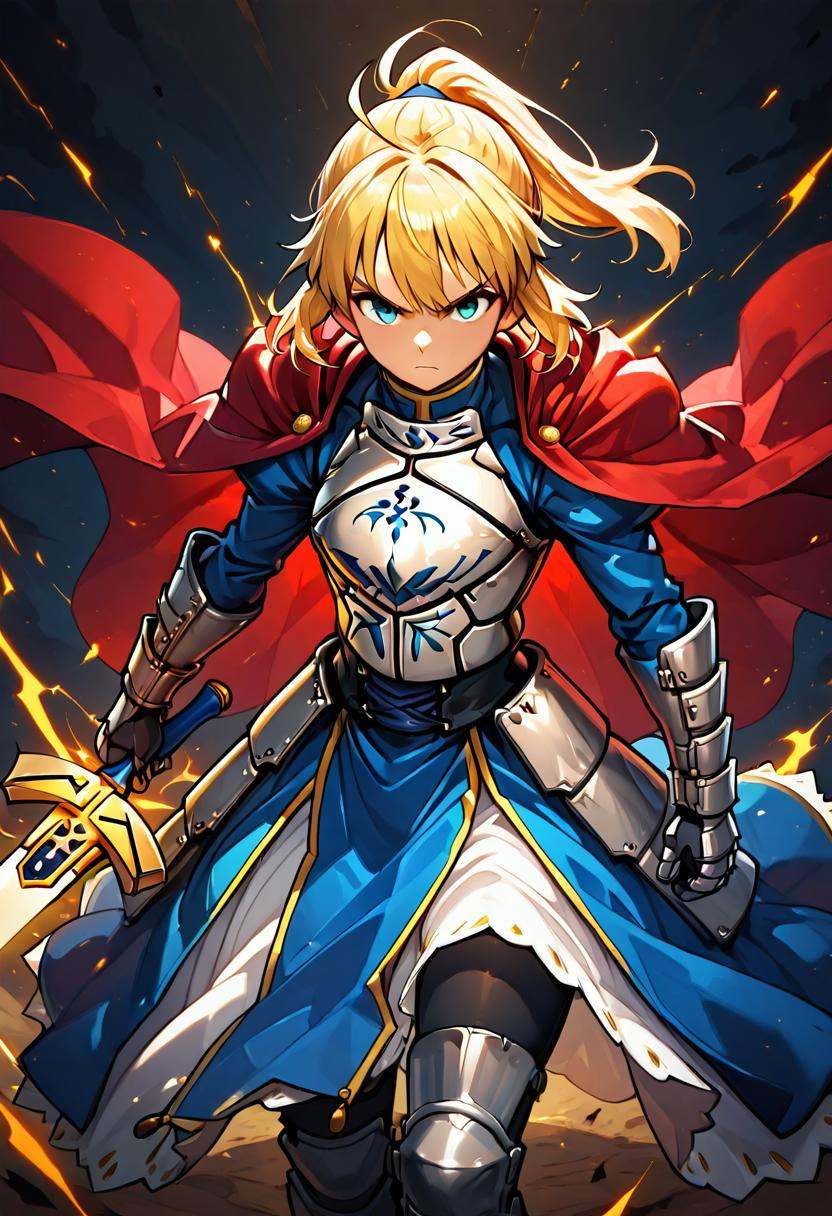 masterpiece,  best quality,  saber on Tensor.Art