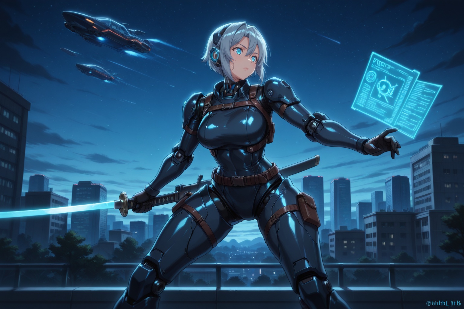(((solo female,  android operative))),  (masterpiece on Tensor.Art