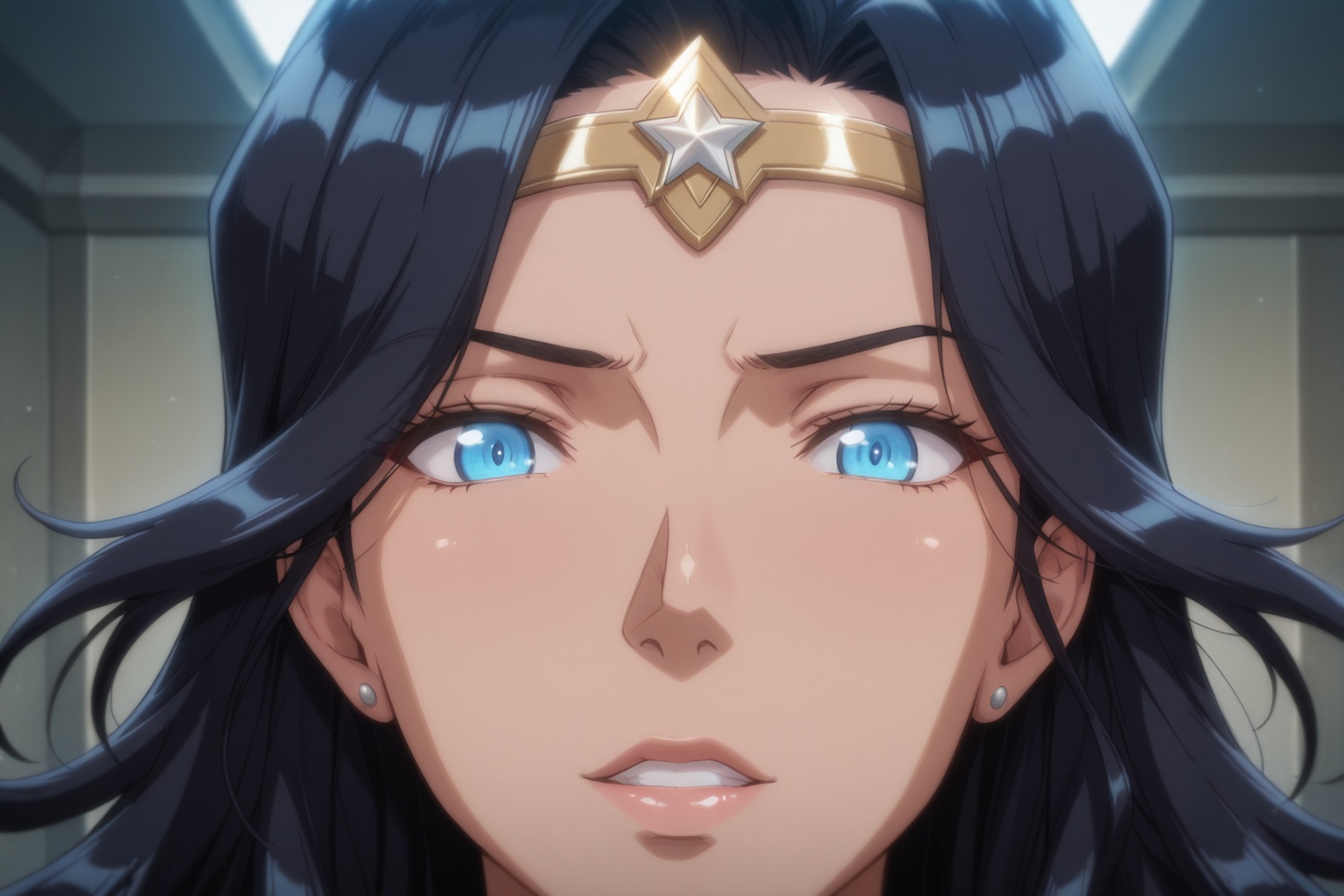 close-up,  Wonder Woman,  SFW on Tensor.Art