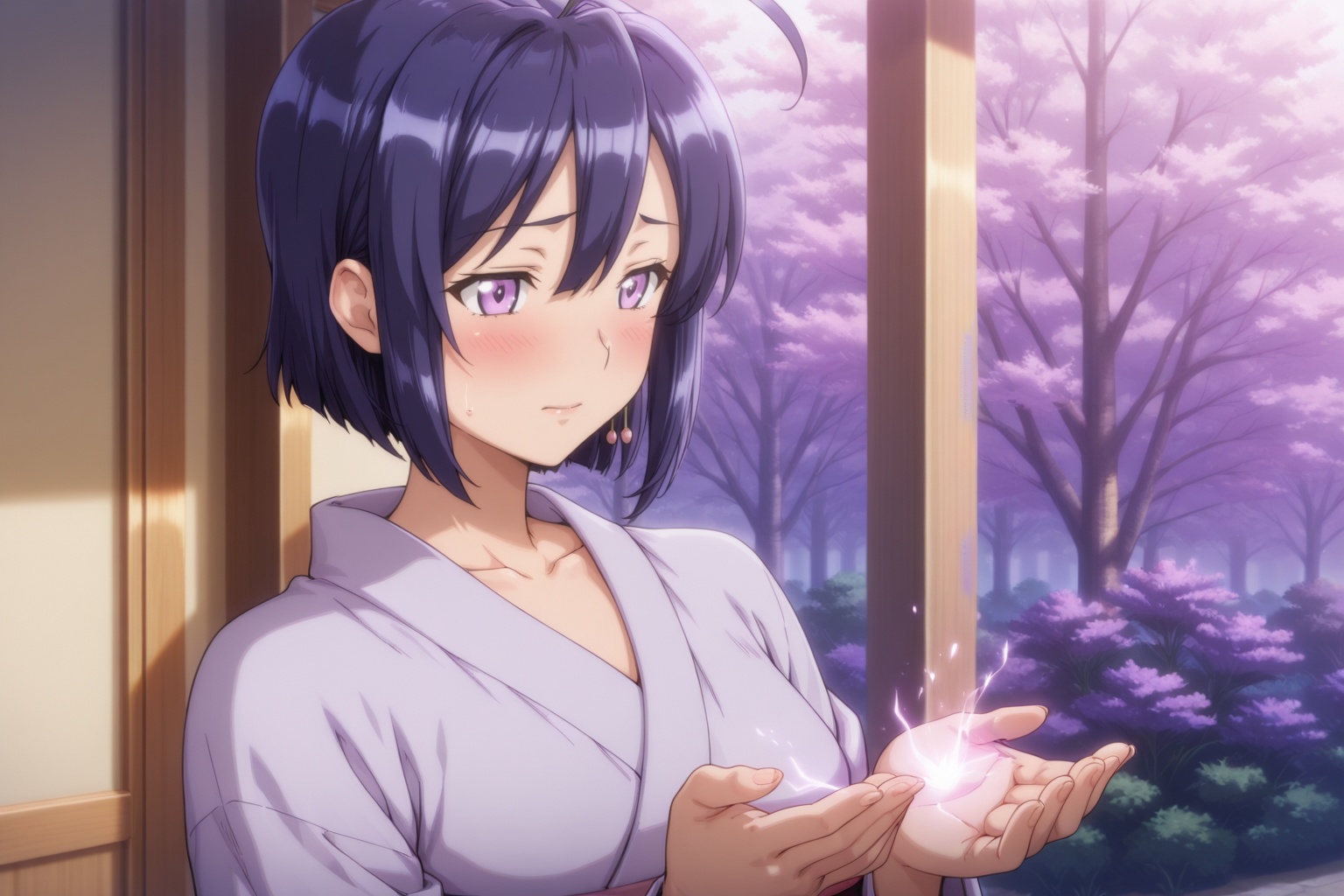 1girl,  Hinata Hyuga,  masterpiece on Tensor.Art